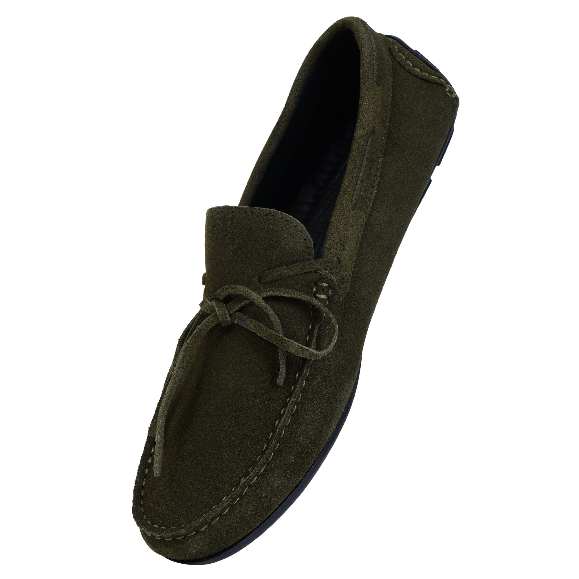 Olive suede shoes (test)