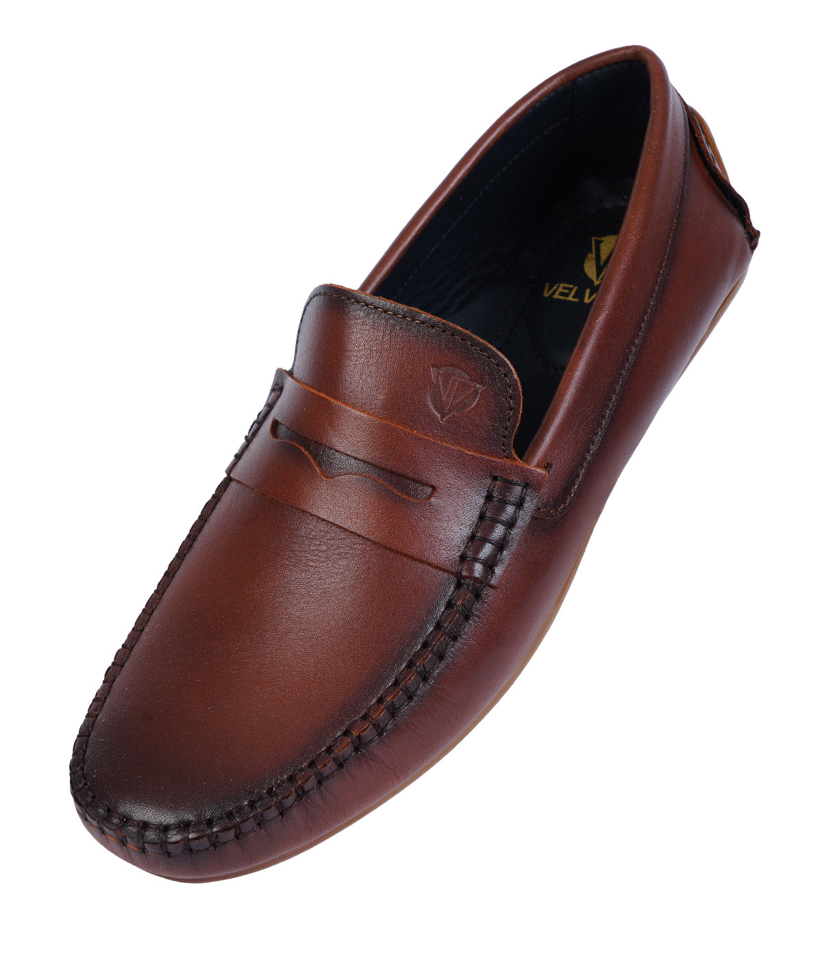 VELVORY Elegant Penny Men's Genuine Leather Loafers