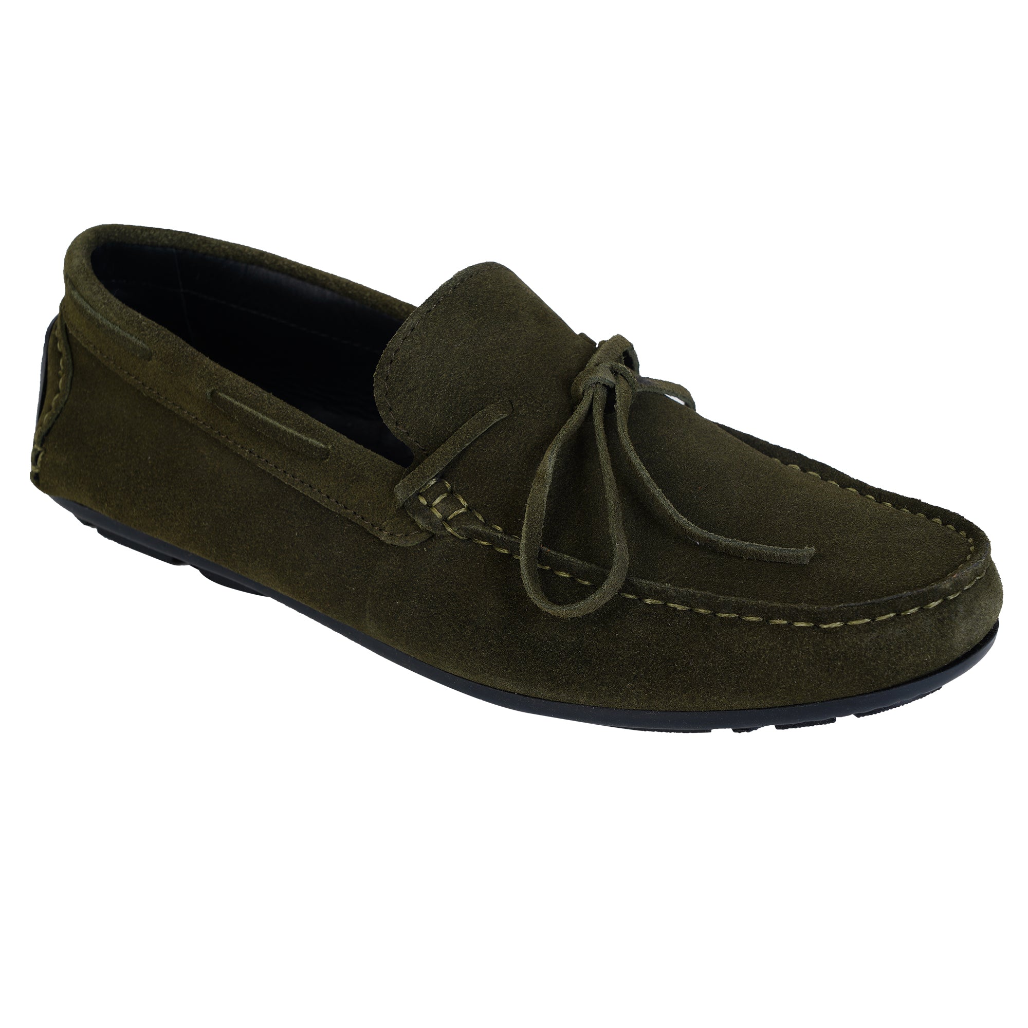Olive suede shoes (test)