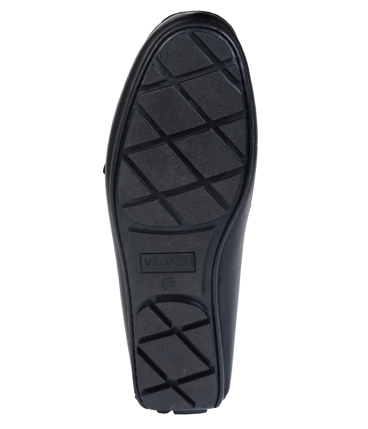 Coal black leather shoes (test)