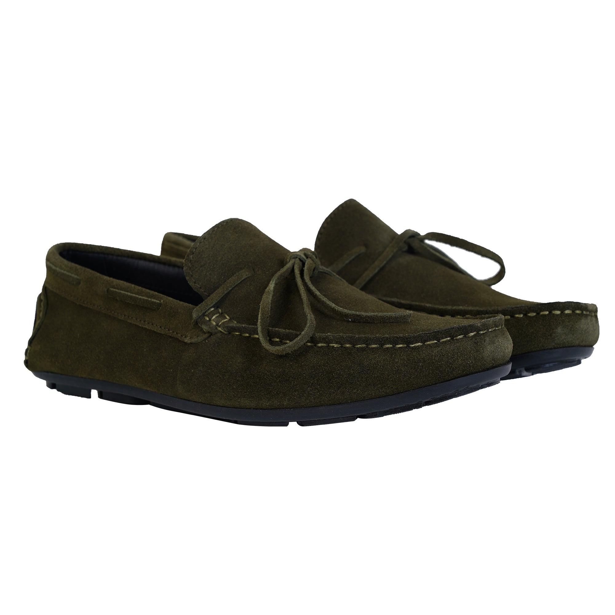 Olive suede shoes (test)