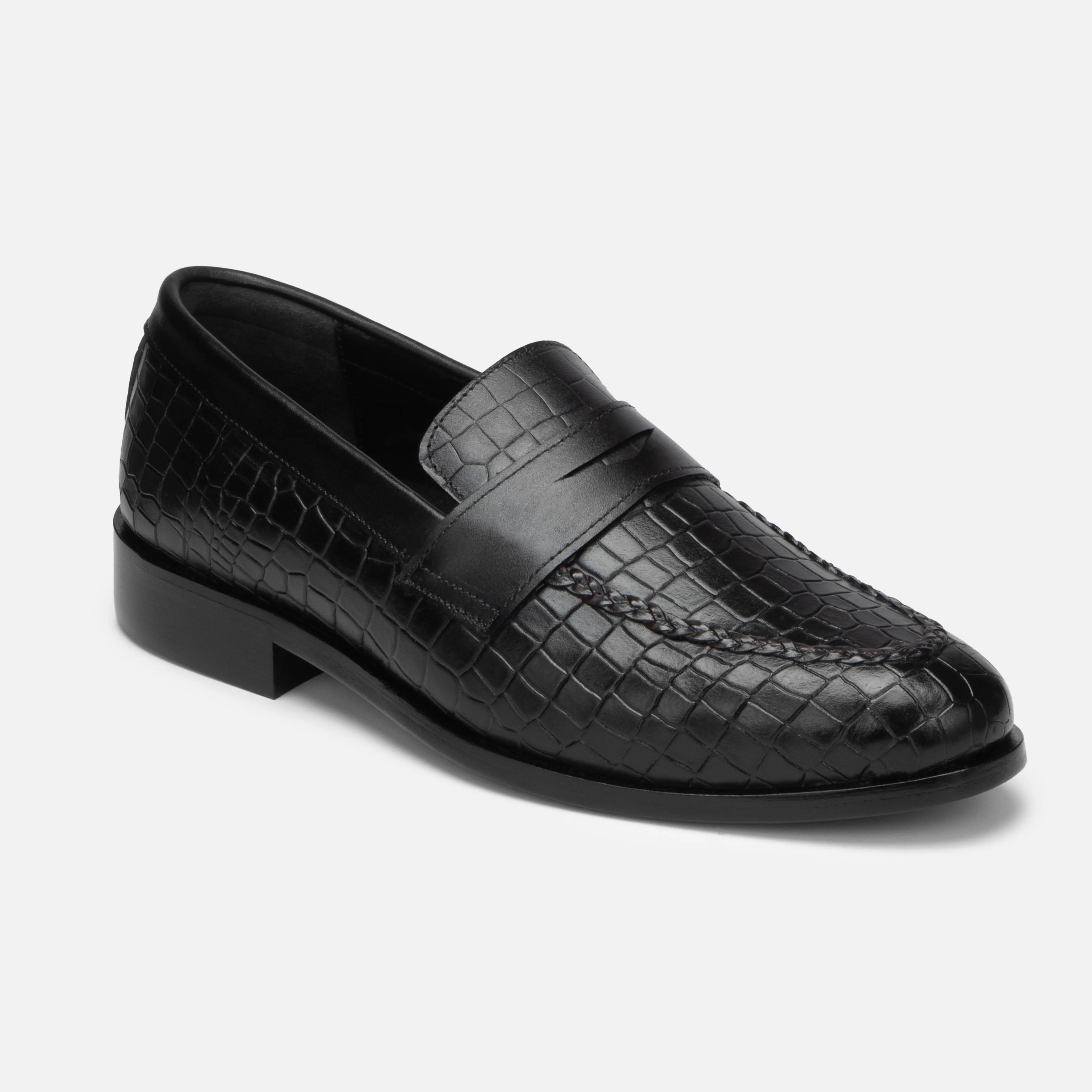 Virtuoso: Croco Slip-on