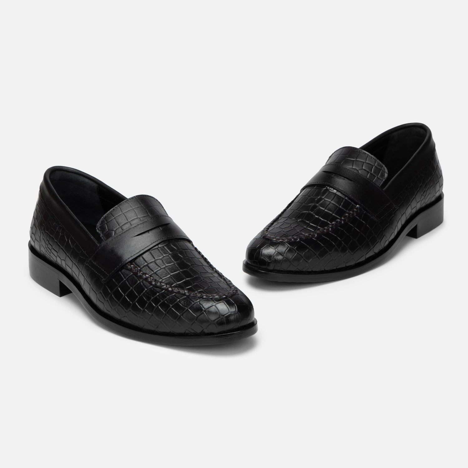 Virtuoso: Croco Slip-on