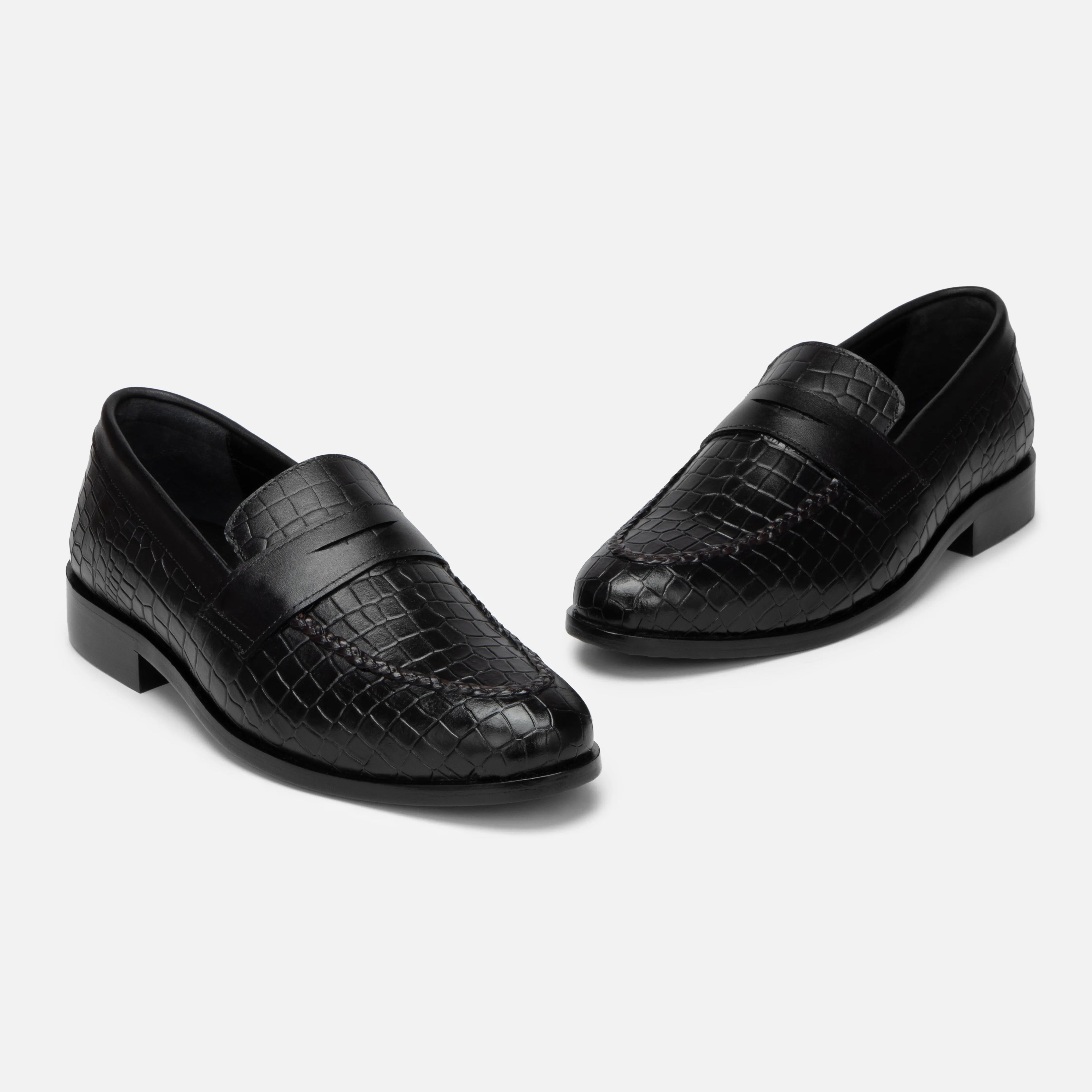 Virtuoso: Croco Slip-on