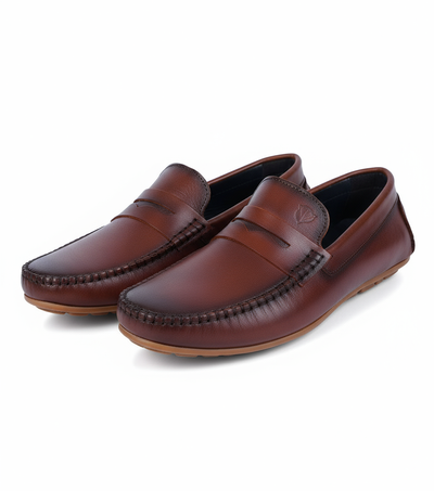 VELVORY Elegant Penny Men's Genuine Leather Loafers