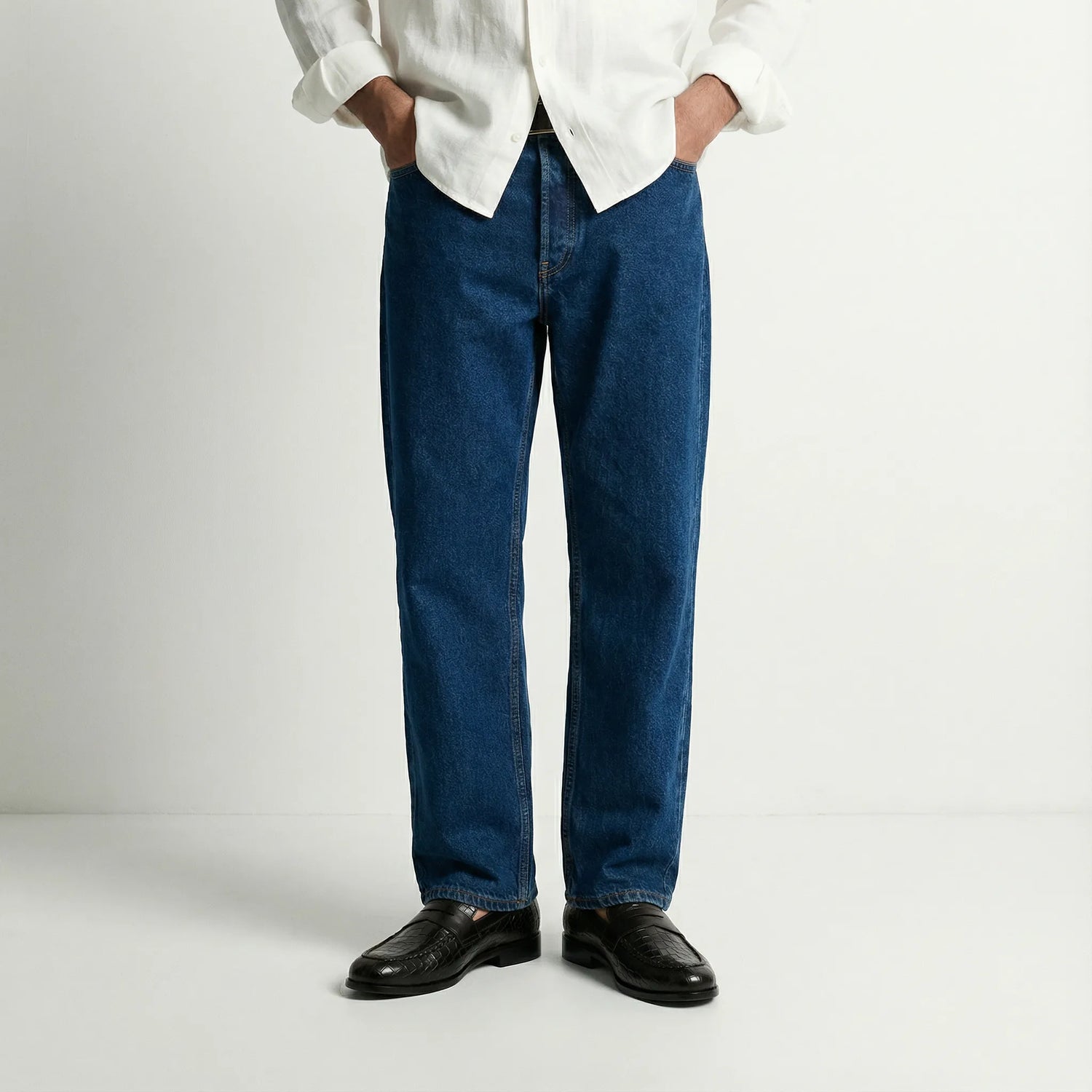 Virtuoso: Croco Slip-on