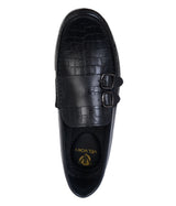 Coal black leather shoes (test)