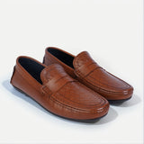 Elegant Woven Textured Loafers