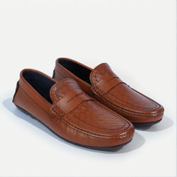Elegant Woven Textured Loafers