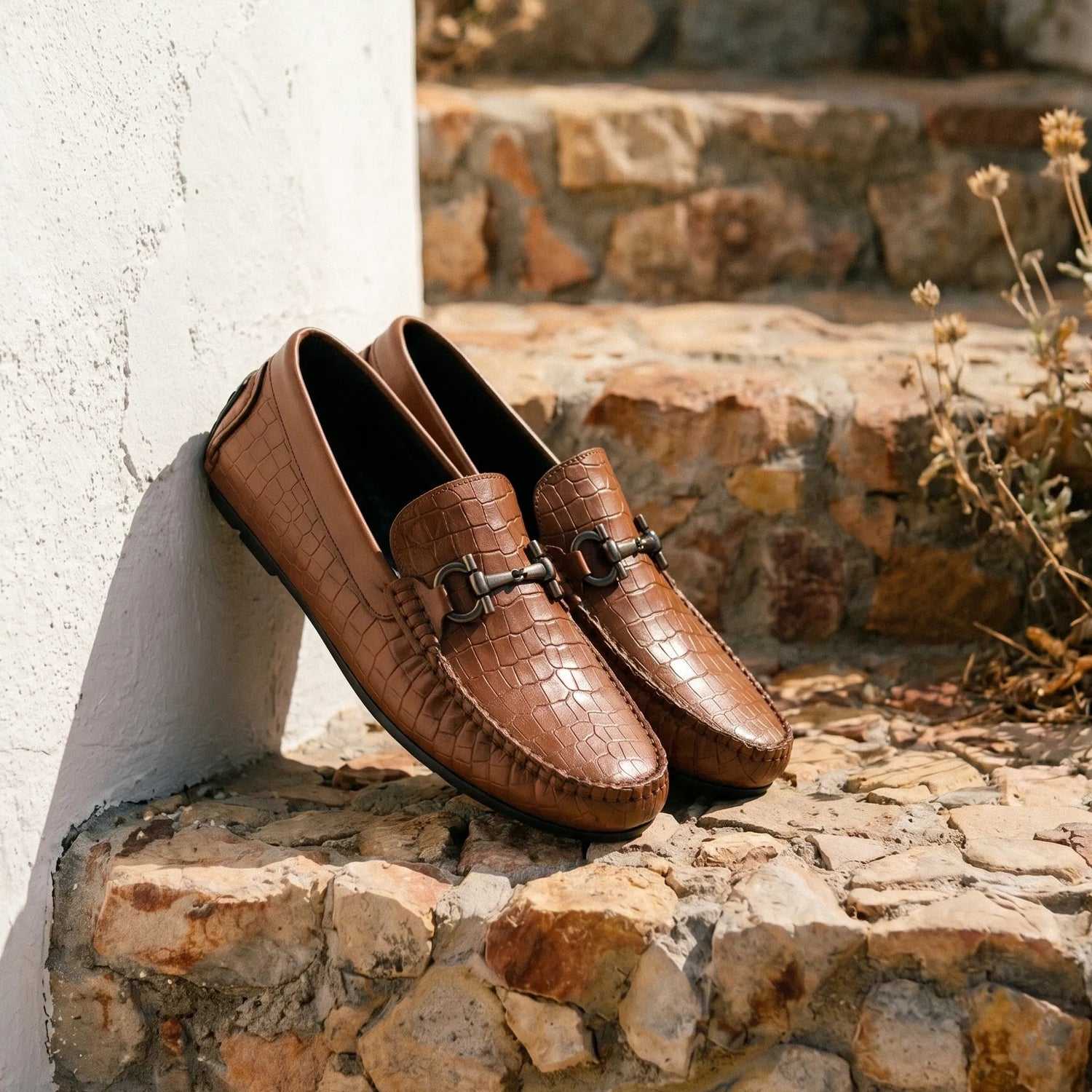 Amalfi: Croco Loafer