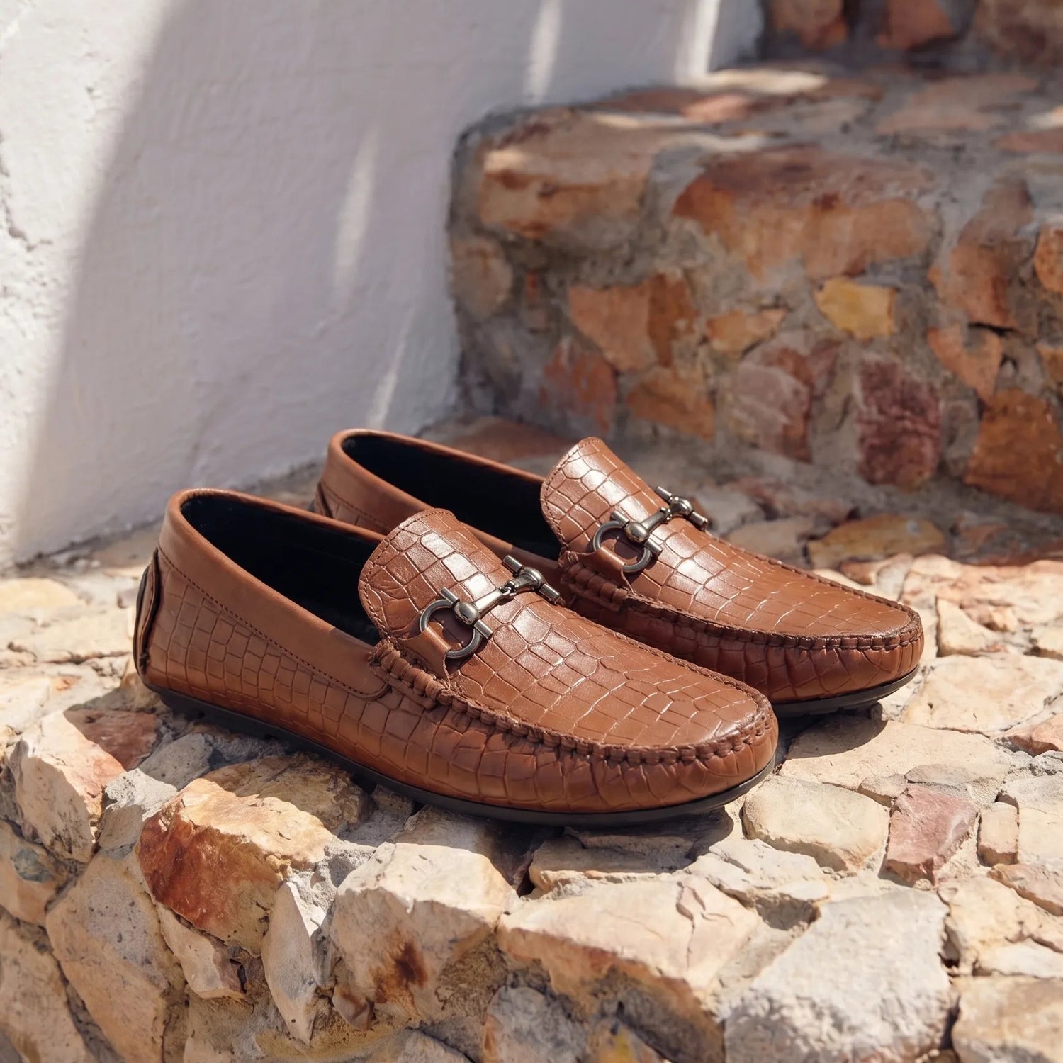 Amalfi: Croco Loafer
