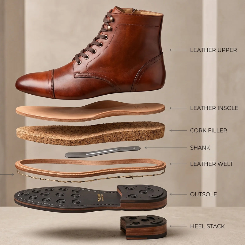 Welt, Insole & Heel