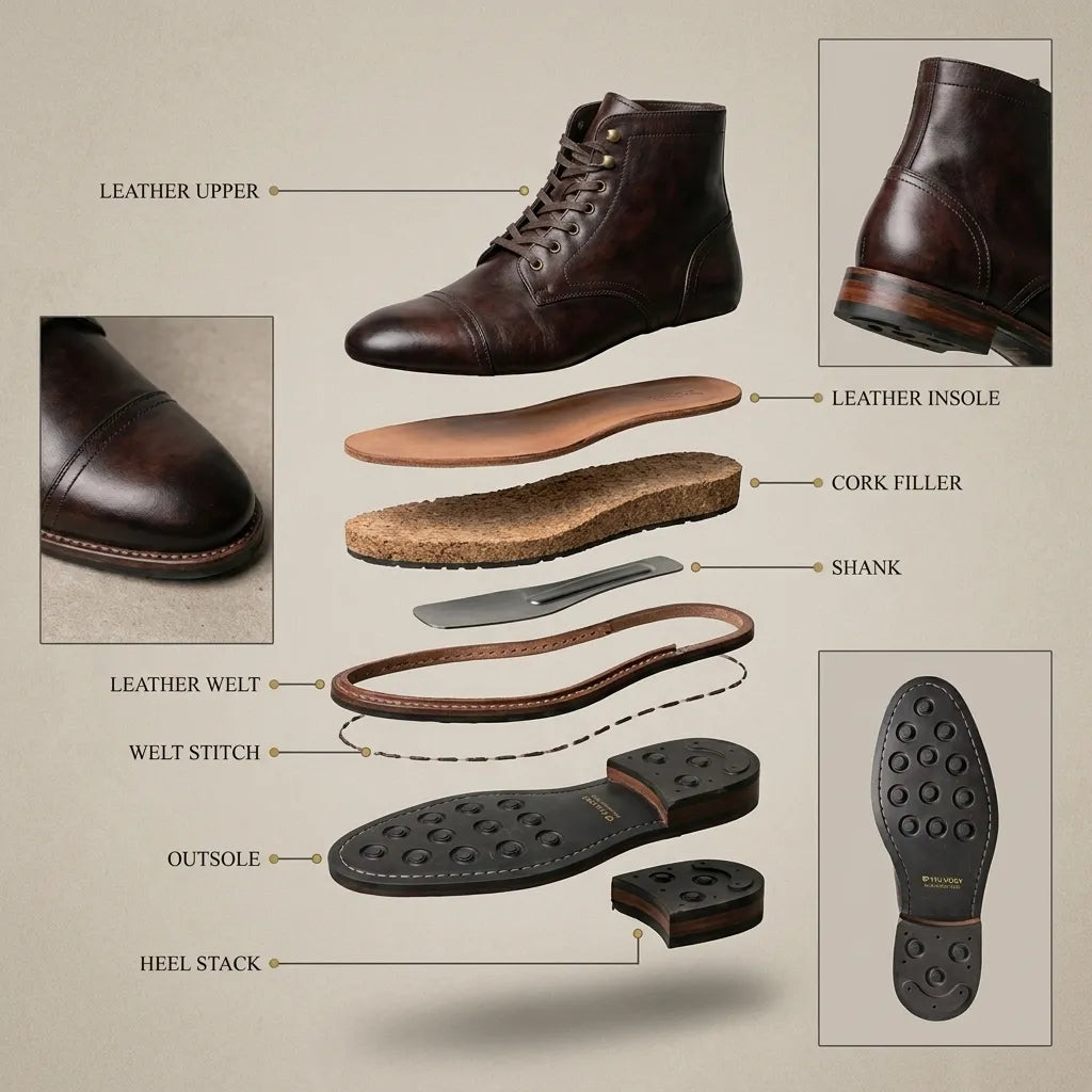 Charles: Semi Goodyear Welted Boot