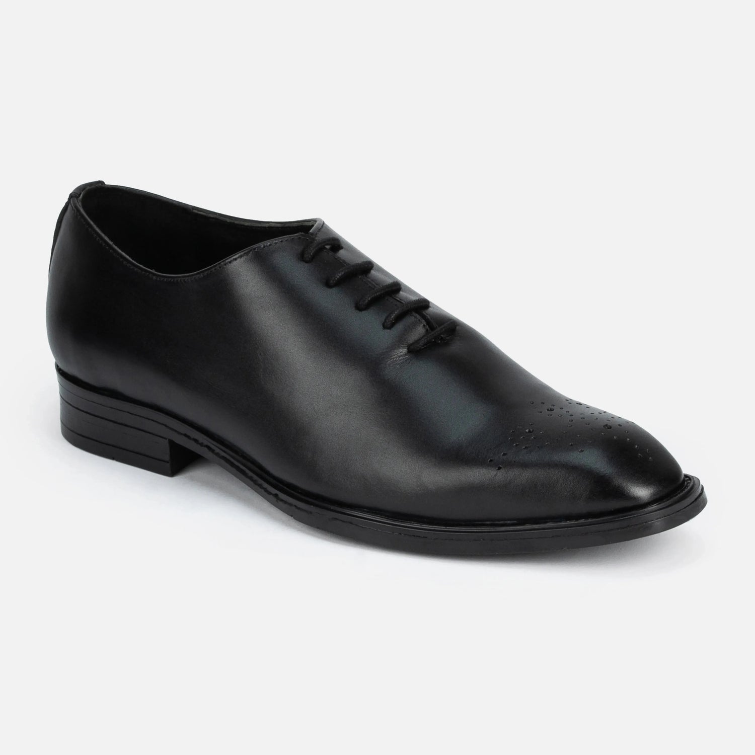 Regent: Whole cut Oxford oxford rear view – VELVORY leather men's oxford boots India