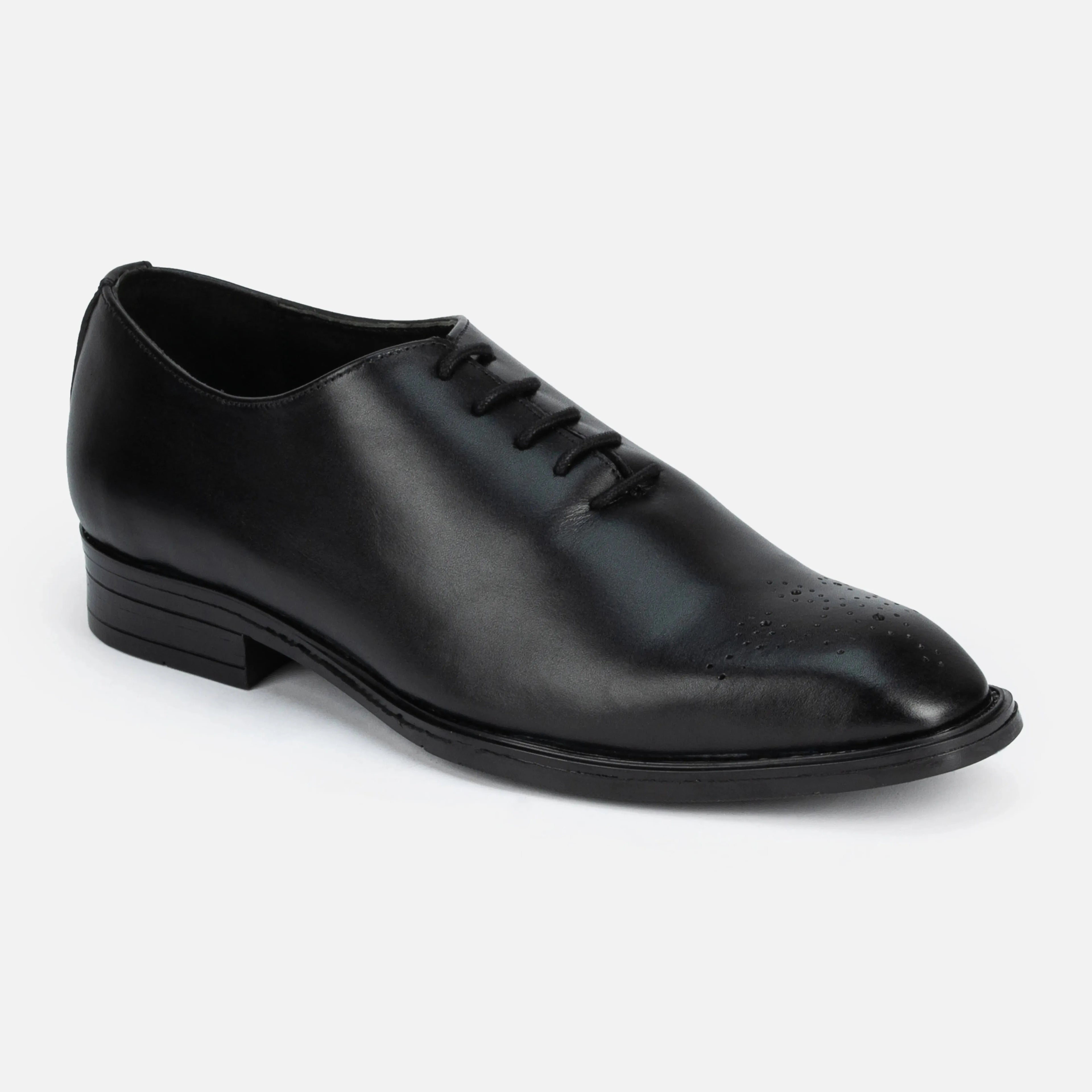 Regent: Whole cut Oxford oxford rear view – VELVORY leather men's oxford boots India