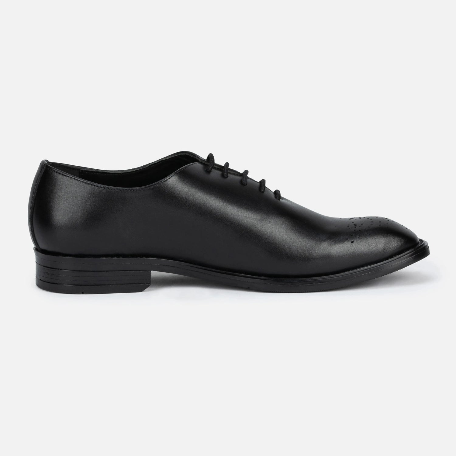 Regent: Whole cut Oxford oxford side view – VELVORY premium leather men's footwear