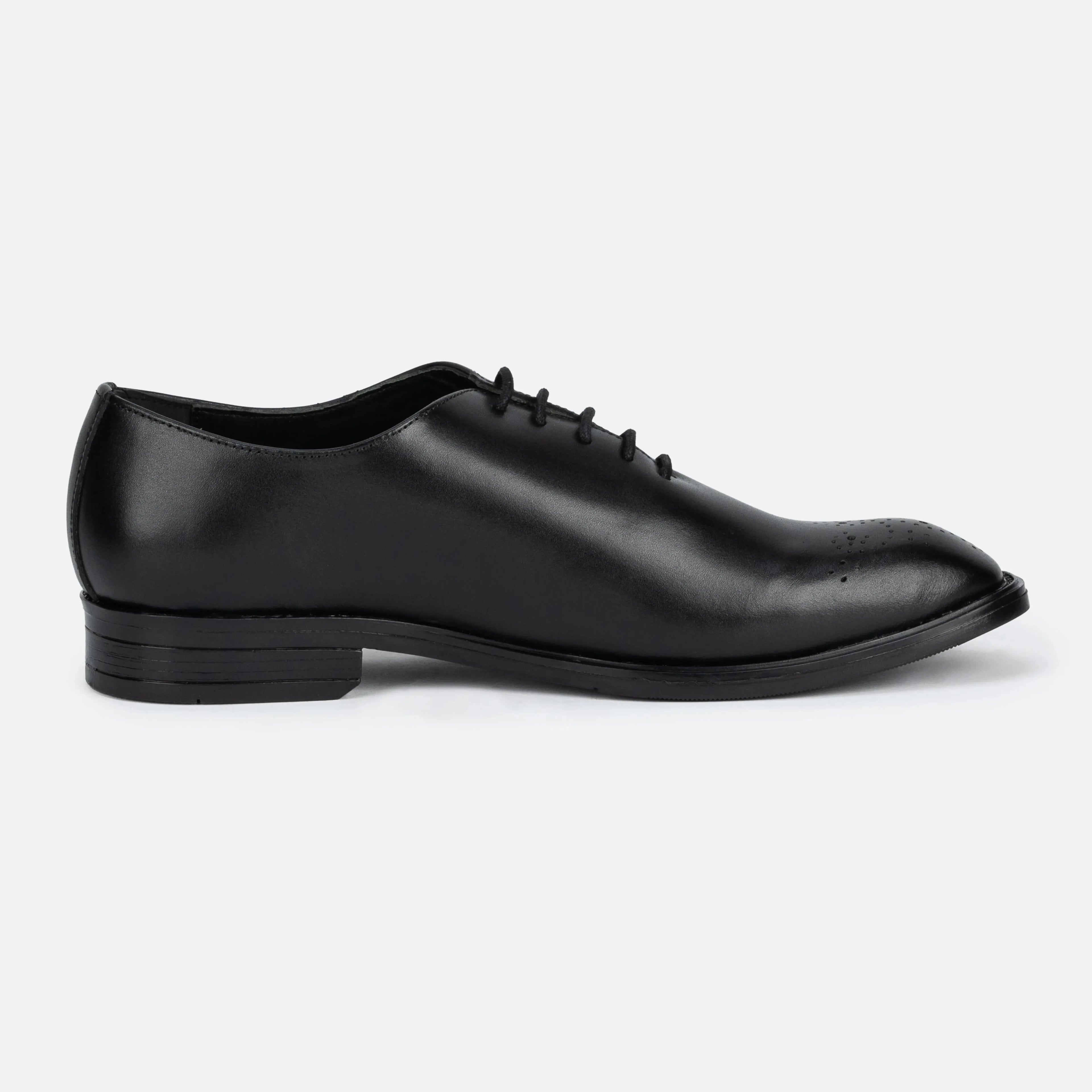 Regent: Whole cut Oxford oxford side view – VELVORY premium leather men's footwear