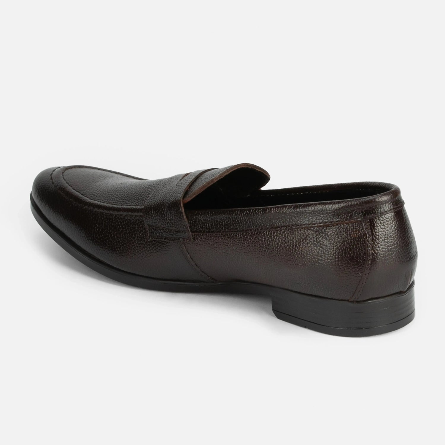 Viscount: Penny Slip On slip-on front view – VELVORY premium men's leather shoes India