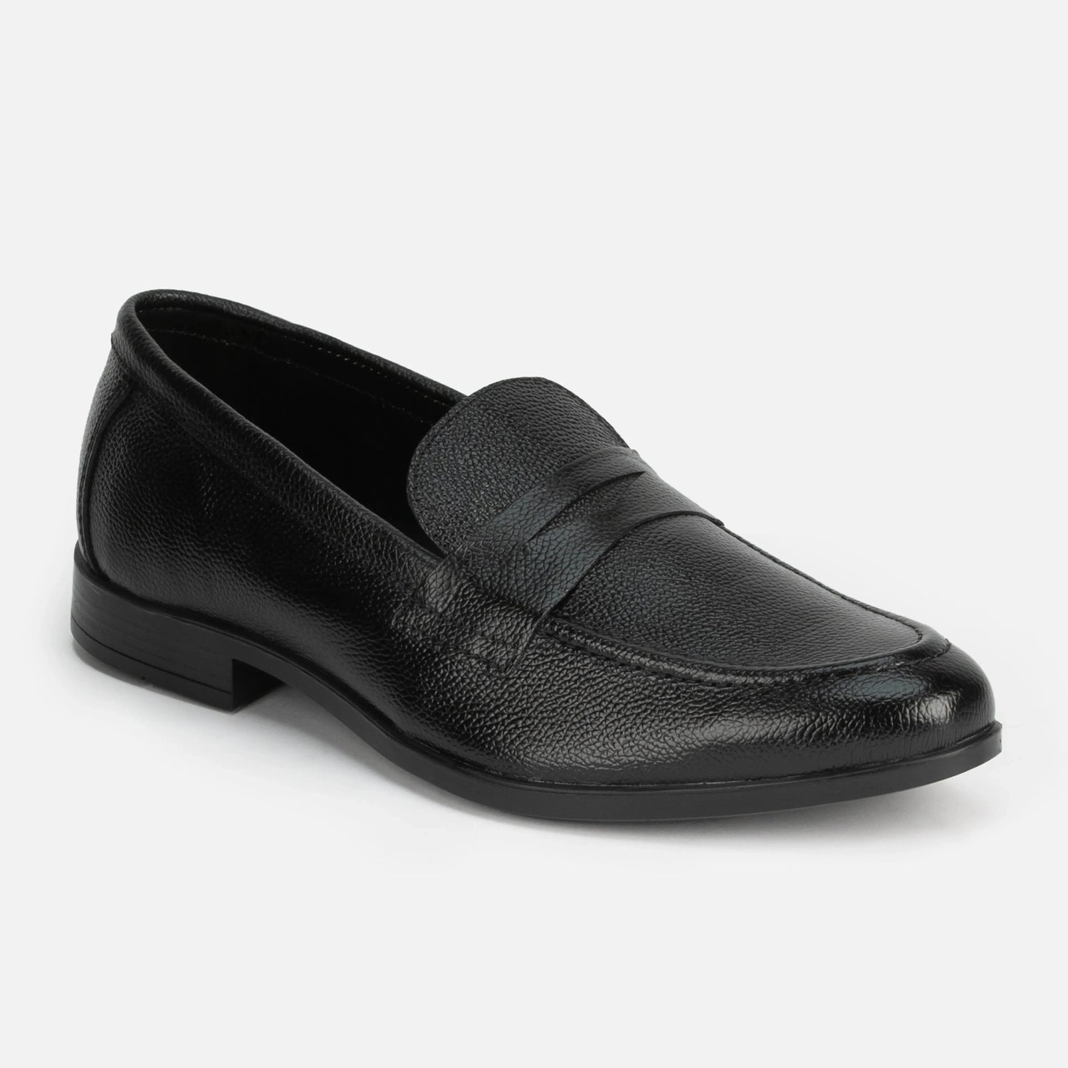 Viscount: Penny Slip On slip-on front view – VELVORY premium men's leather shoes India