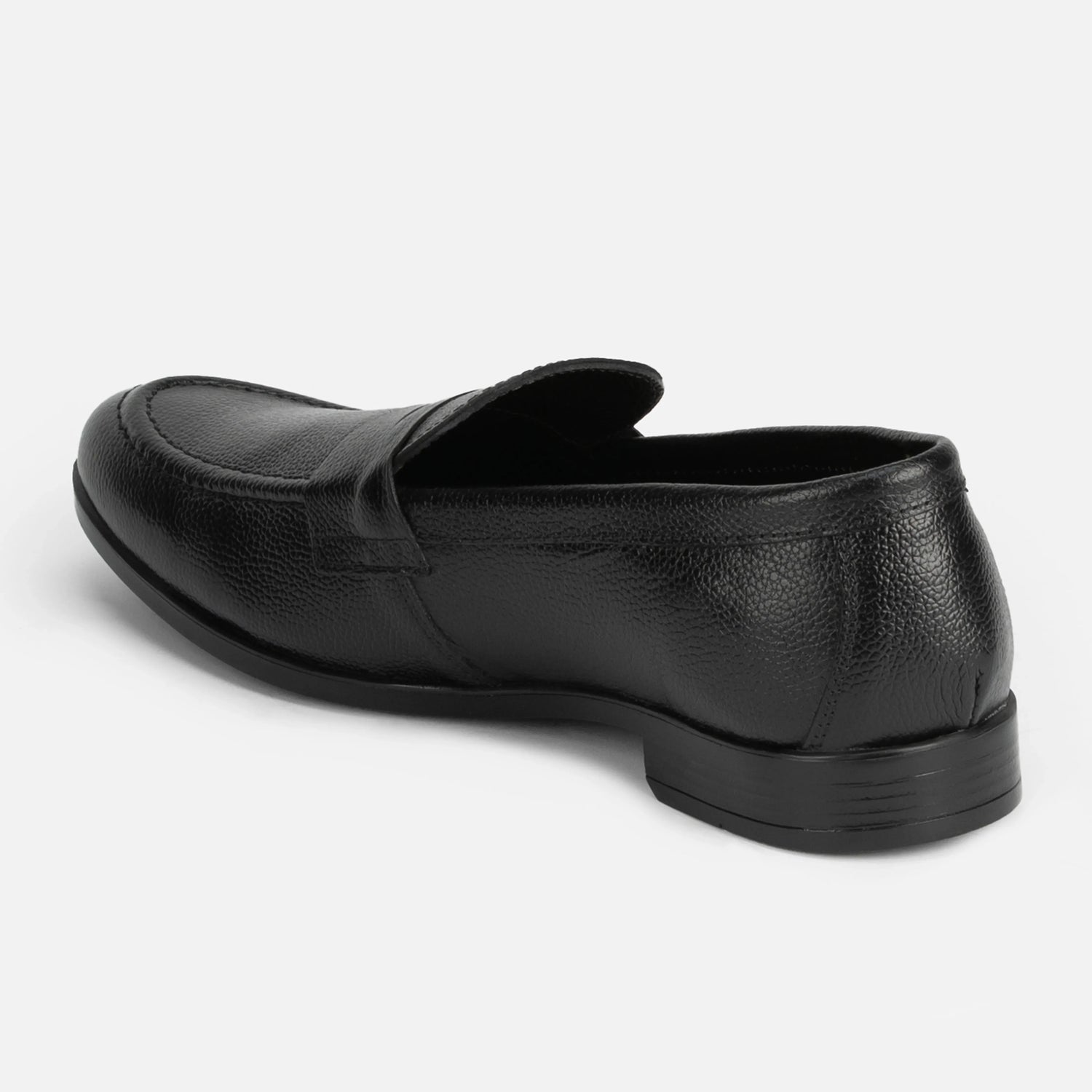 Viscount: Penny Slip On slip-on rear view – VELVORY leather men's slip-on boots India