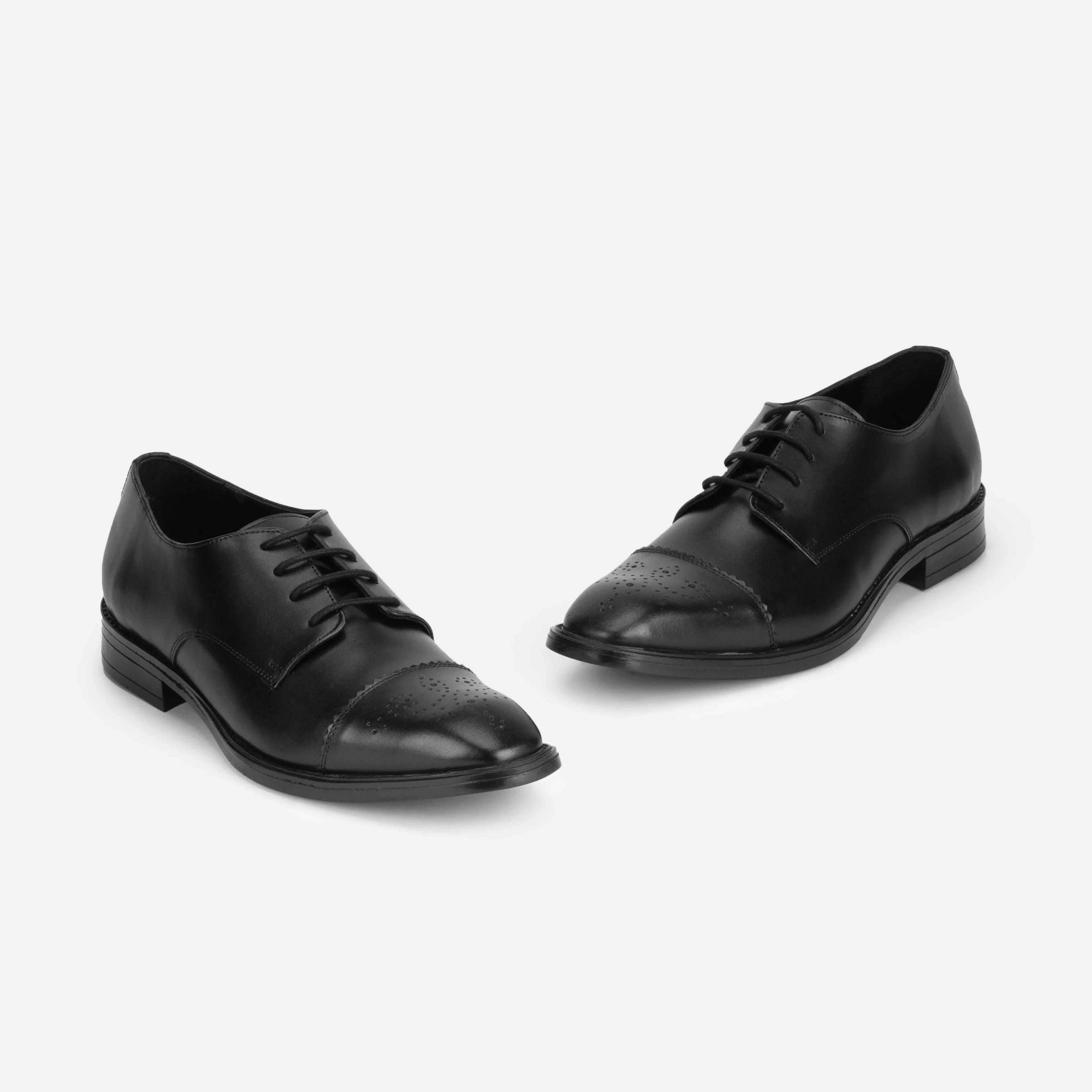 Chamberlain: Cap Toe Derby oxford side view – VELVORY premium leather men's footwear