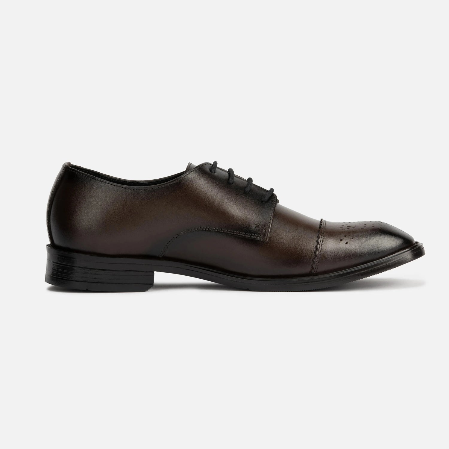 Chamberlain: Cap Toe Derby oxford side view – VELVORY premium leather men's footwear