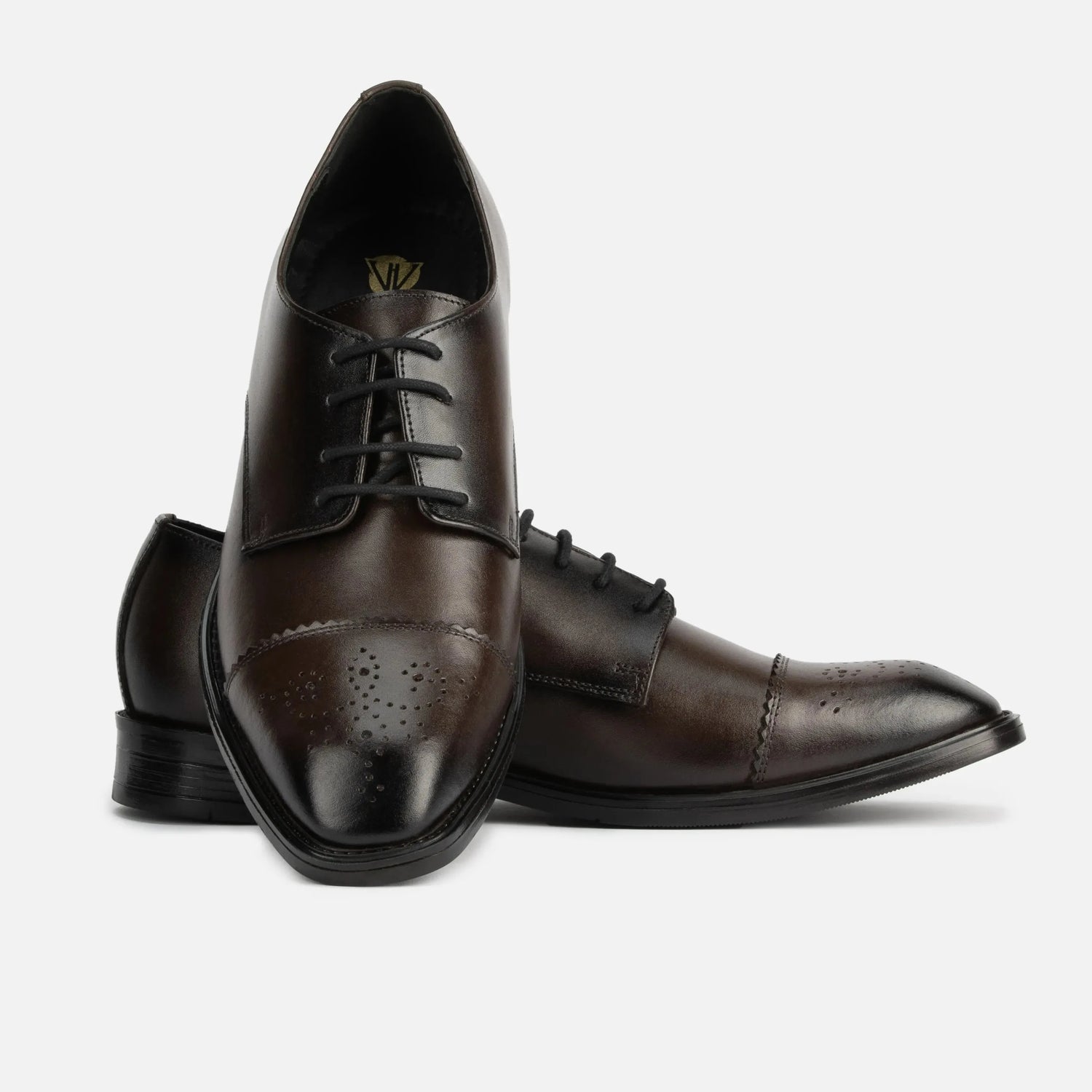 Chamberlain: Cap Toe Derby oxford stitching detail – VELVORY handcrafted men's leather shoes