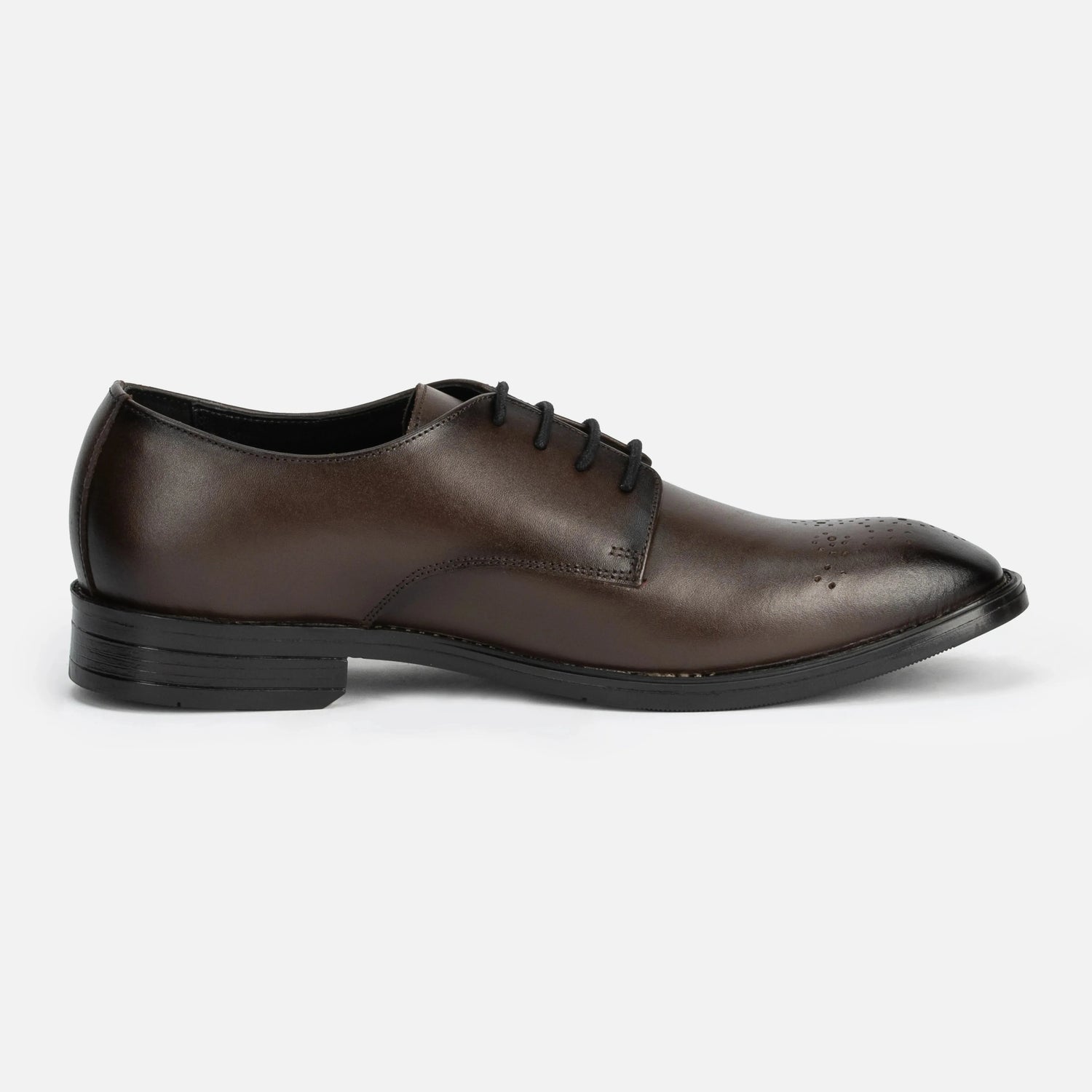 Baron: Derby oxford side view – VELVORY premium leather men's footwear