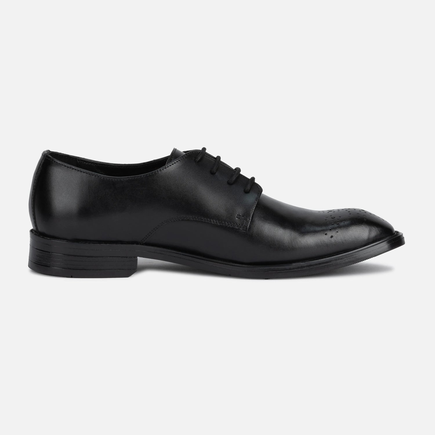 Man wearing Baron: Derby oxford by VELVORY – leather men's shoes India