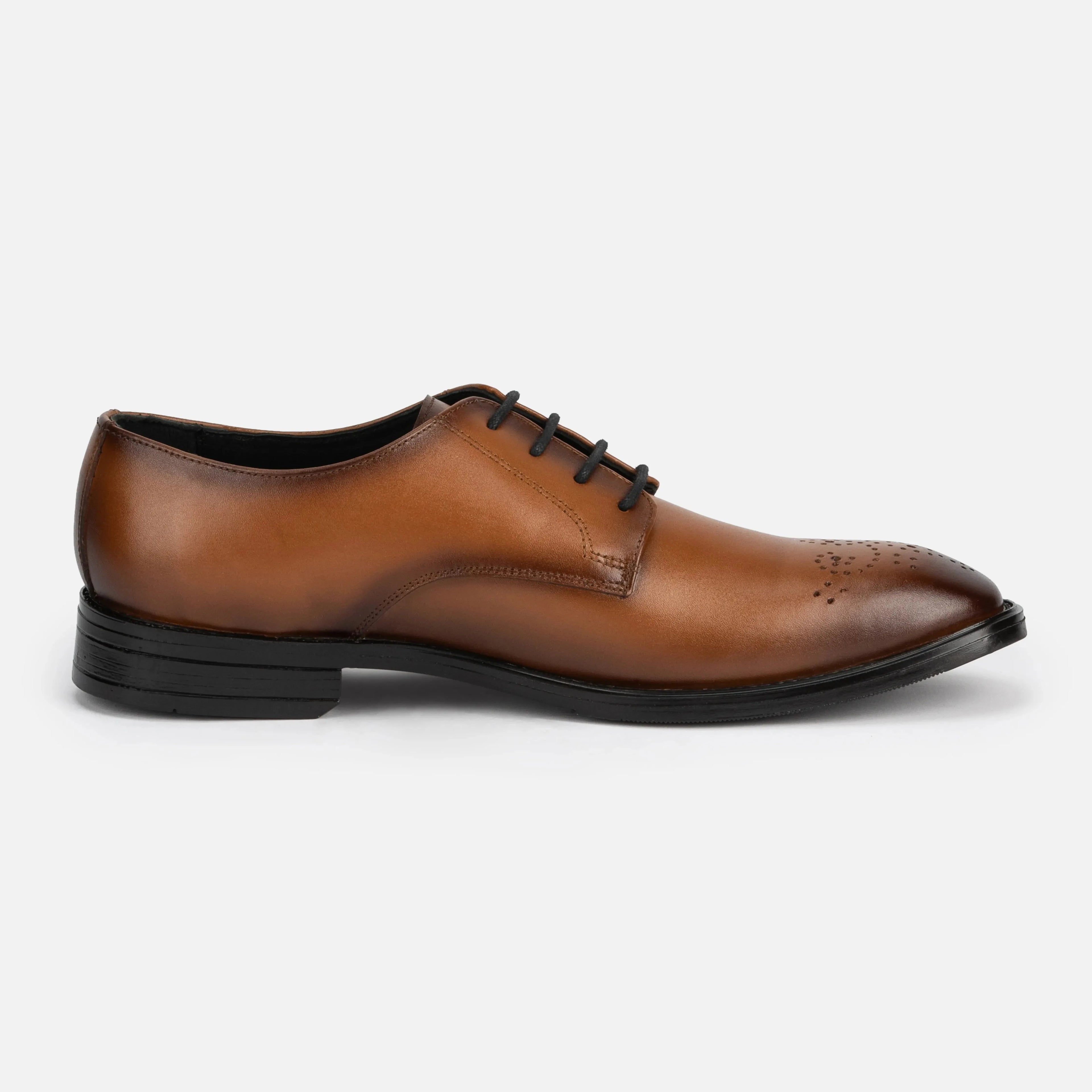 Man wearing Baron: Derby oxford by VELVORY – leather men's shoes India