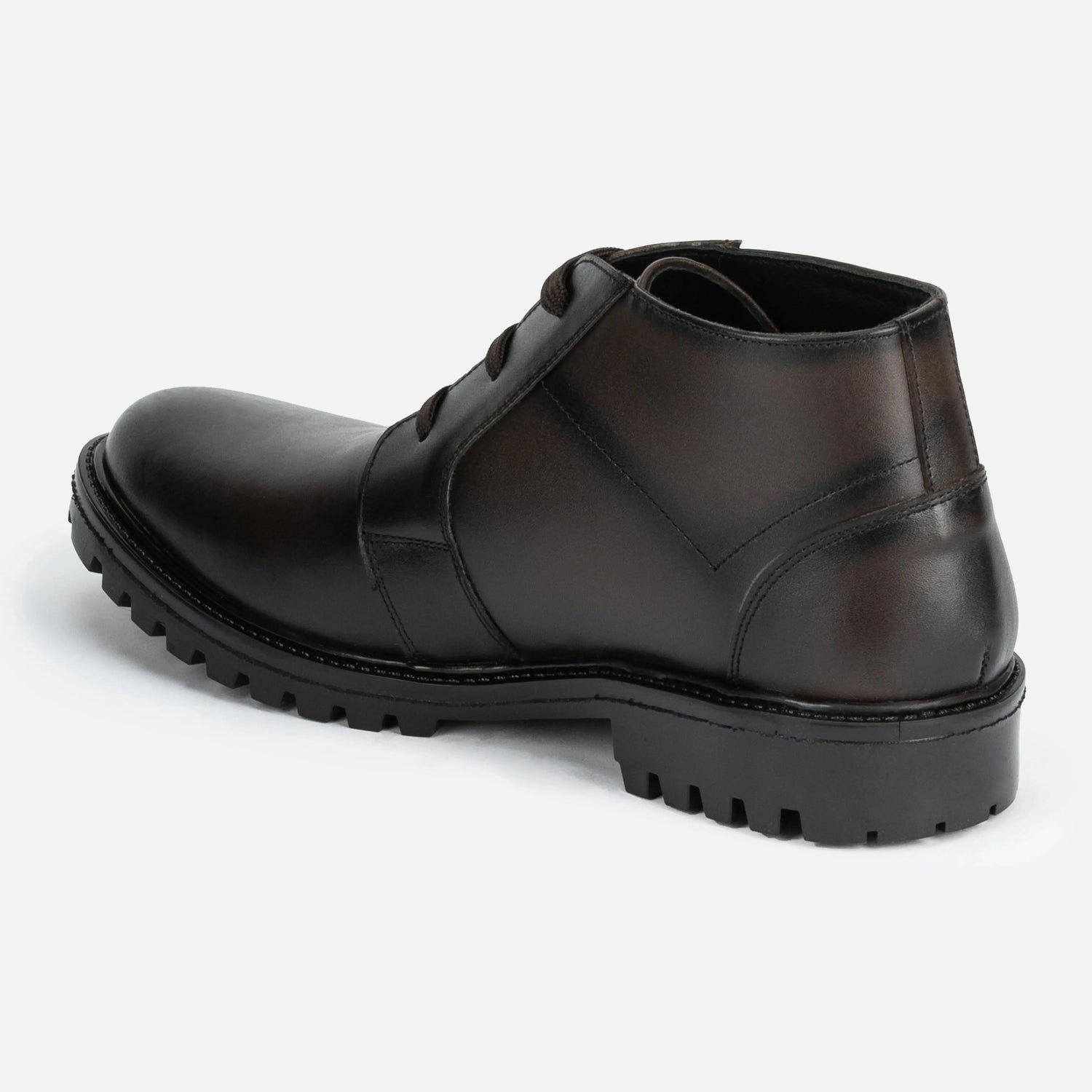 Livingstone: Chukka Boot boot front view – VELVORY premium men's leather shoes India