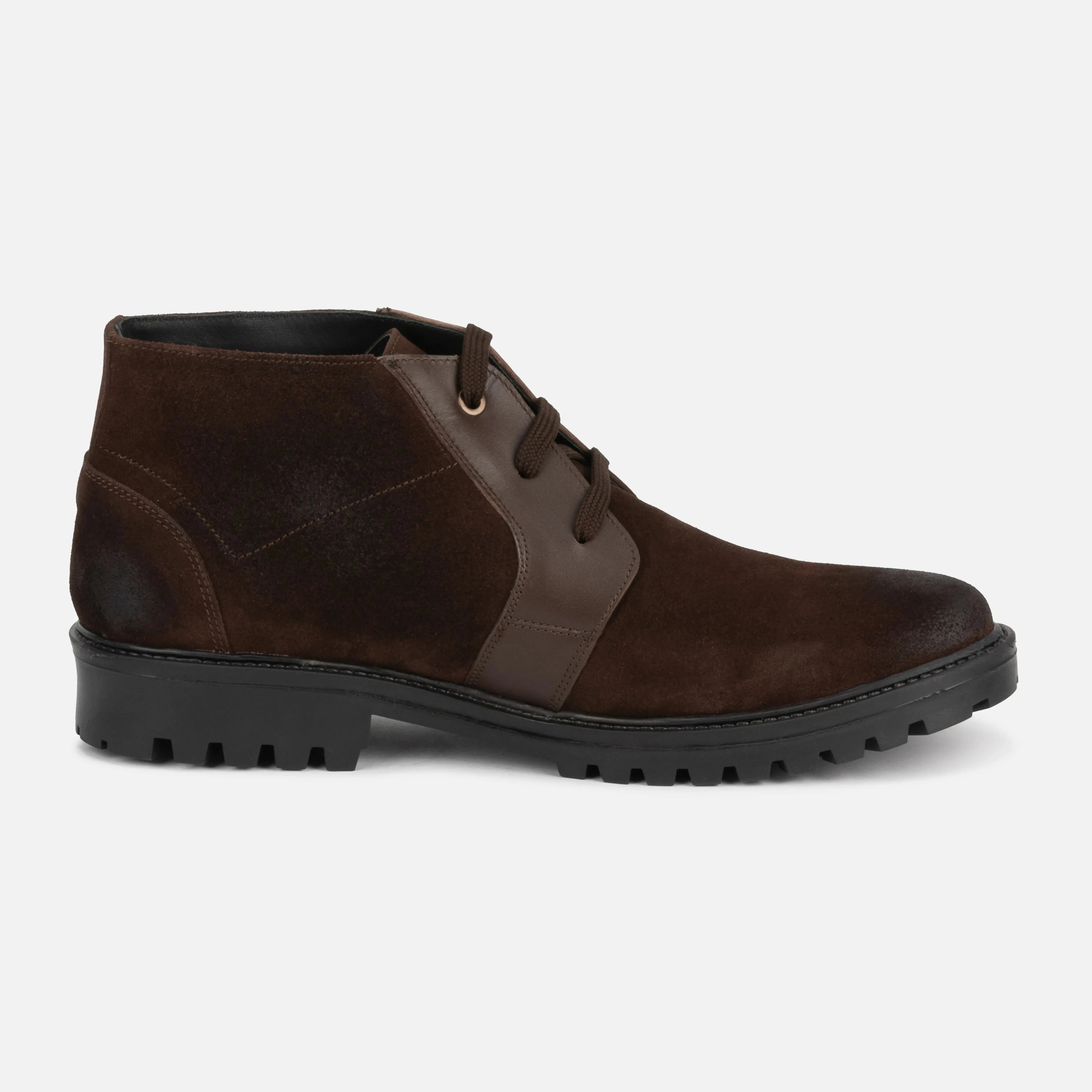 Cabot: Chukka Boot boot side view – VELVORY premium leather men's footwear