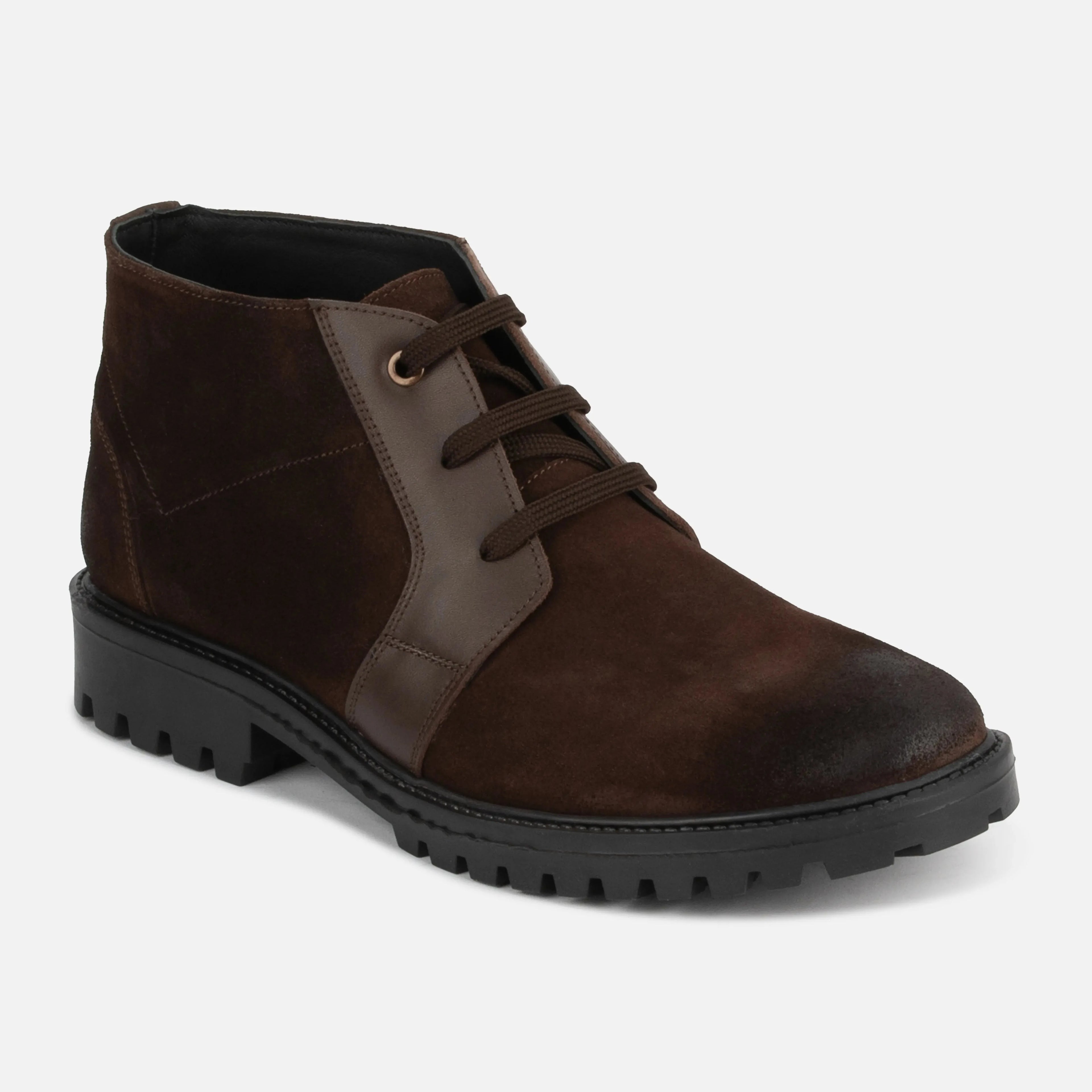 Cabot: Chukka Boot boot rear view – VELVORY leather men's boot boots India