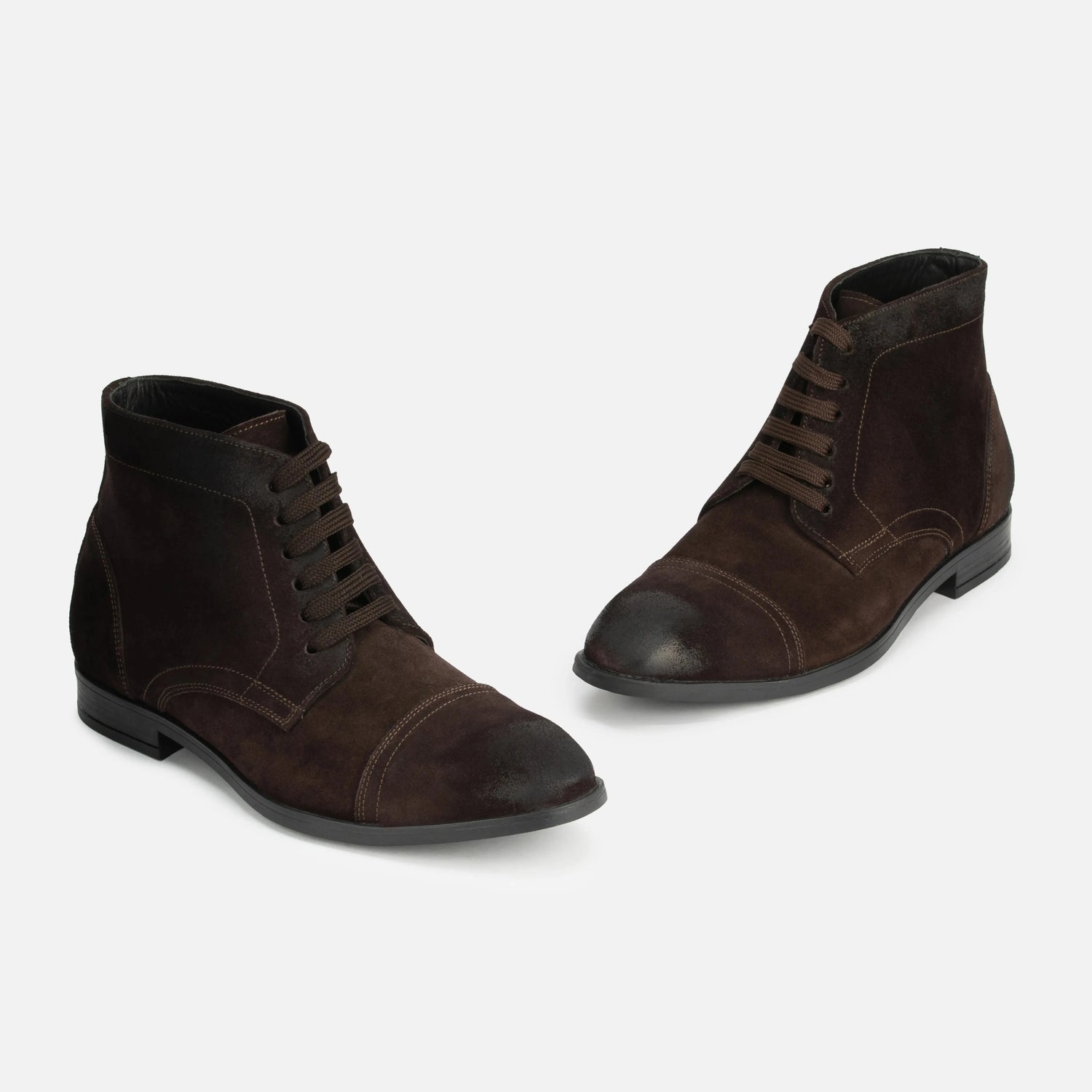 Vespucci: Chukka Boot boot front view – VELVORY premium men's leather shoes India
