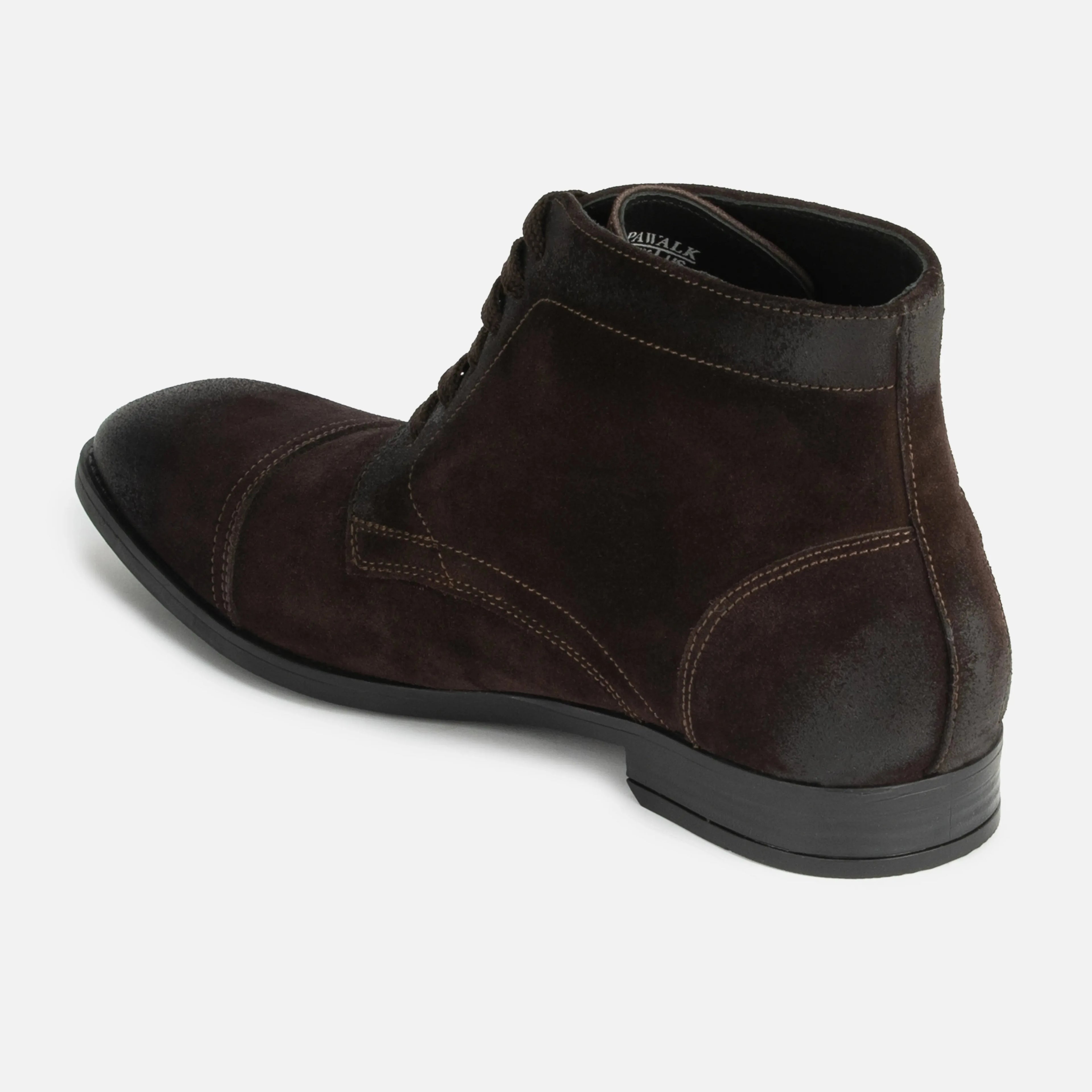 Vespucci: Chukka Boot boot stitching detail – VELVORY handcrafted men's leather shoes