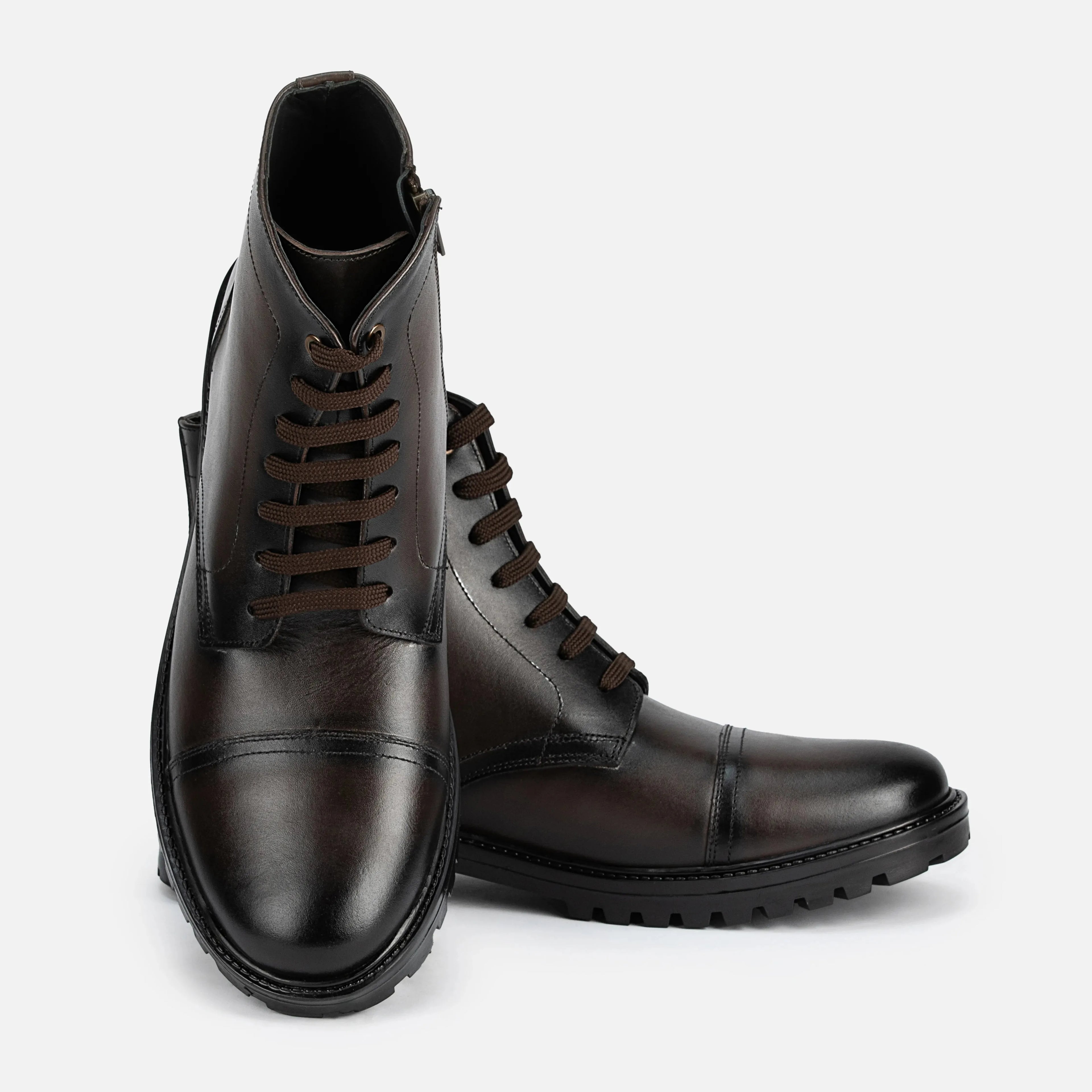 Magellan: High Ankle Boot boot detail view 8 – VELVORY men's footwear India