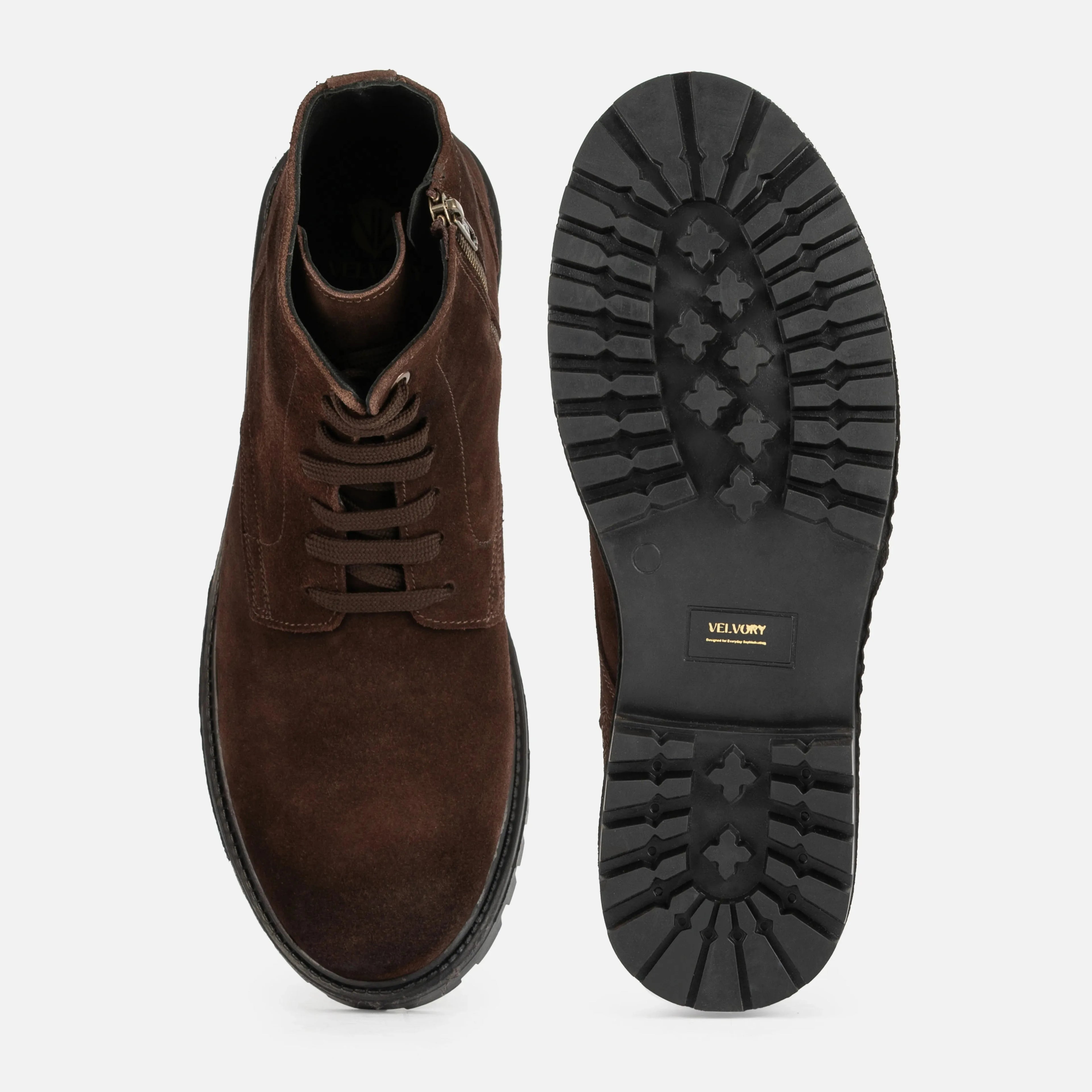 Shackleton: Zip Boot boot rubber sole – VELVORY durable men's footwear India