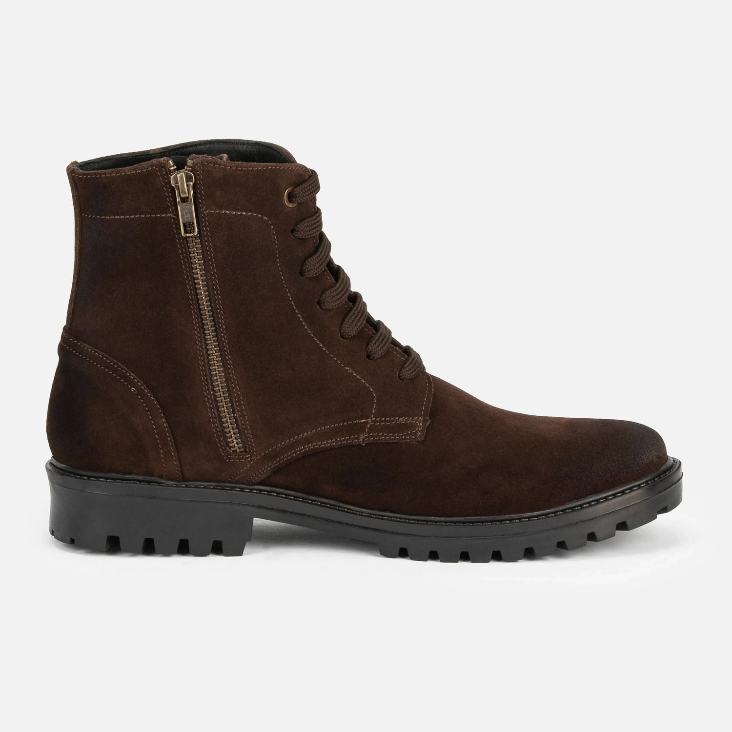 Shackleton: Zip Boot boot side view – VELVORY premium leather men's footwear