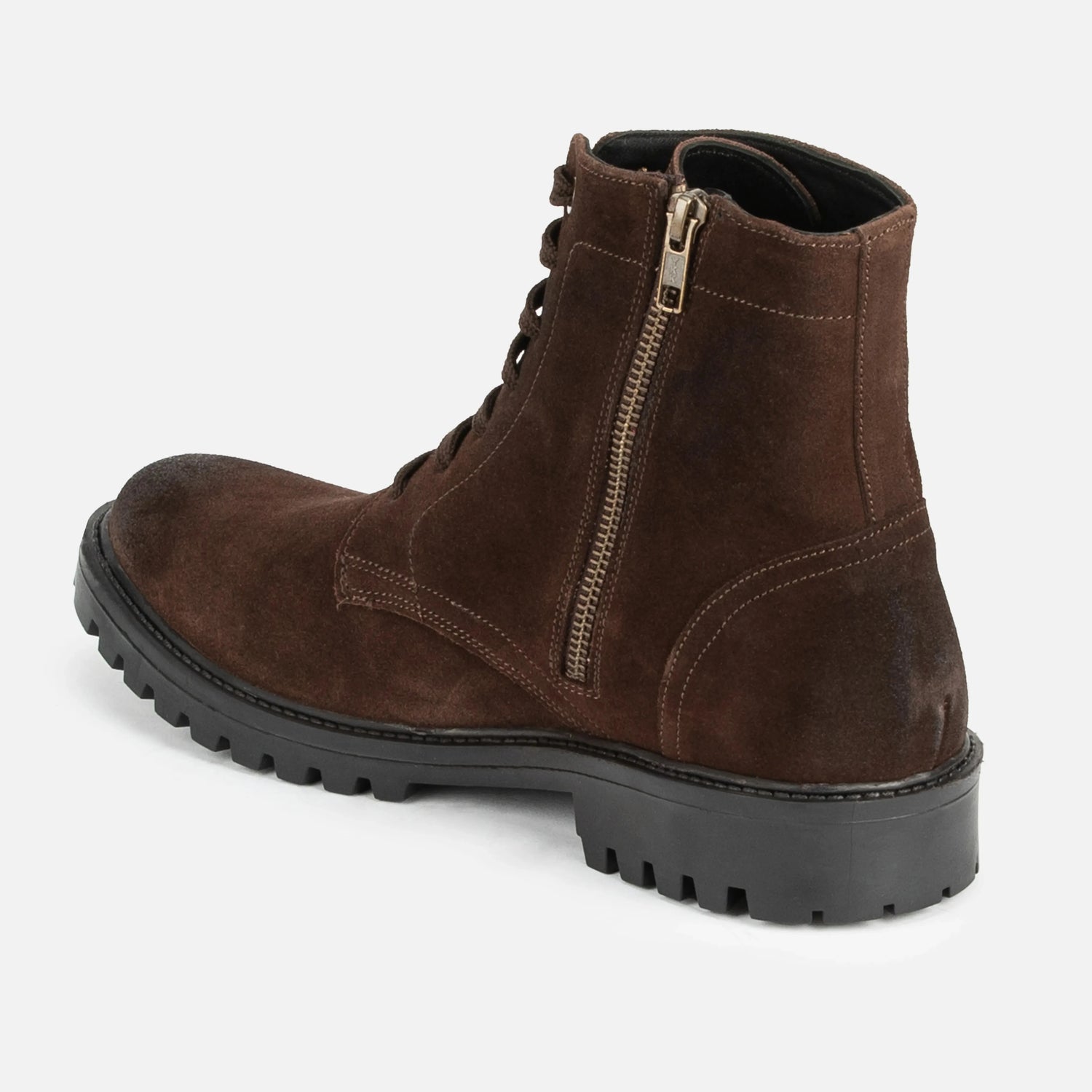 Shackleton: Zip Boot boot rear view – VELVORY leather men's boot boots India