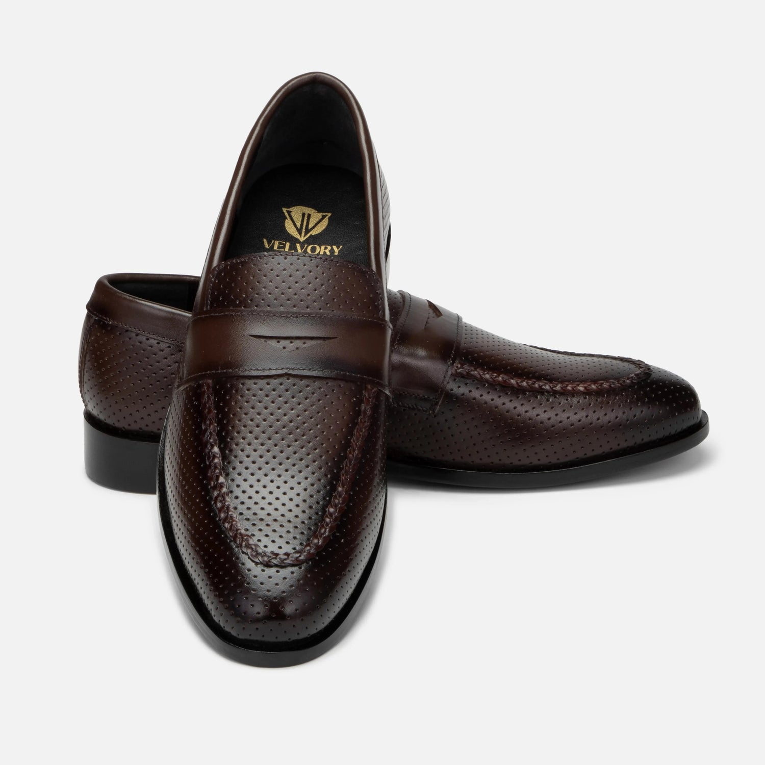 Vivaldi: Dotted Slip-On slip-on detail view 9 – VELVORY men's footwear India