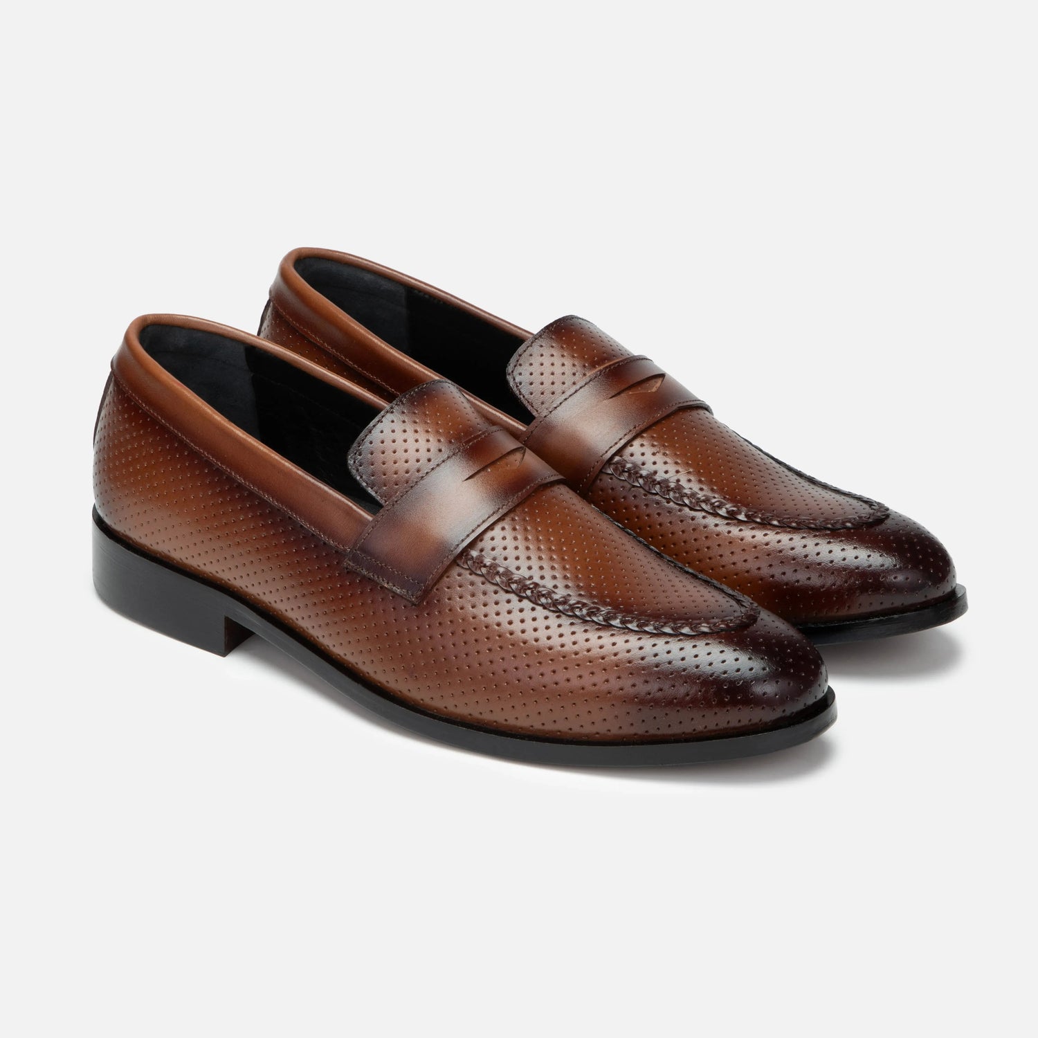 Vivaldi: Dotted Slip-On leather slip-on for men by VELVORY – premium premium footwear India