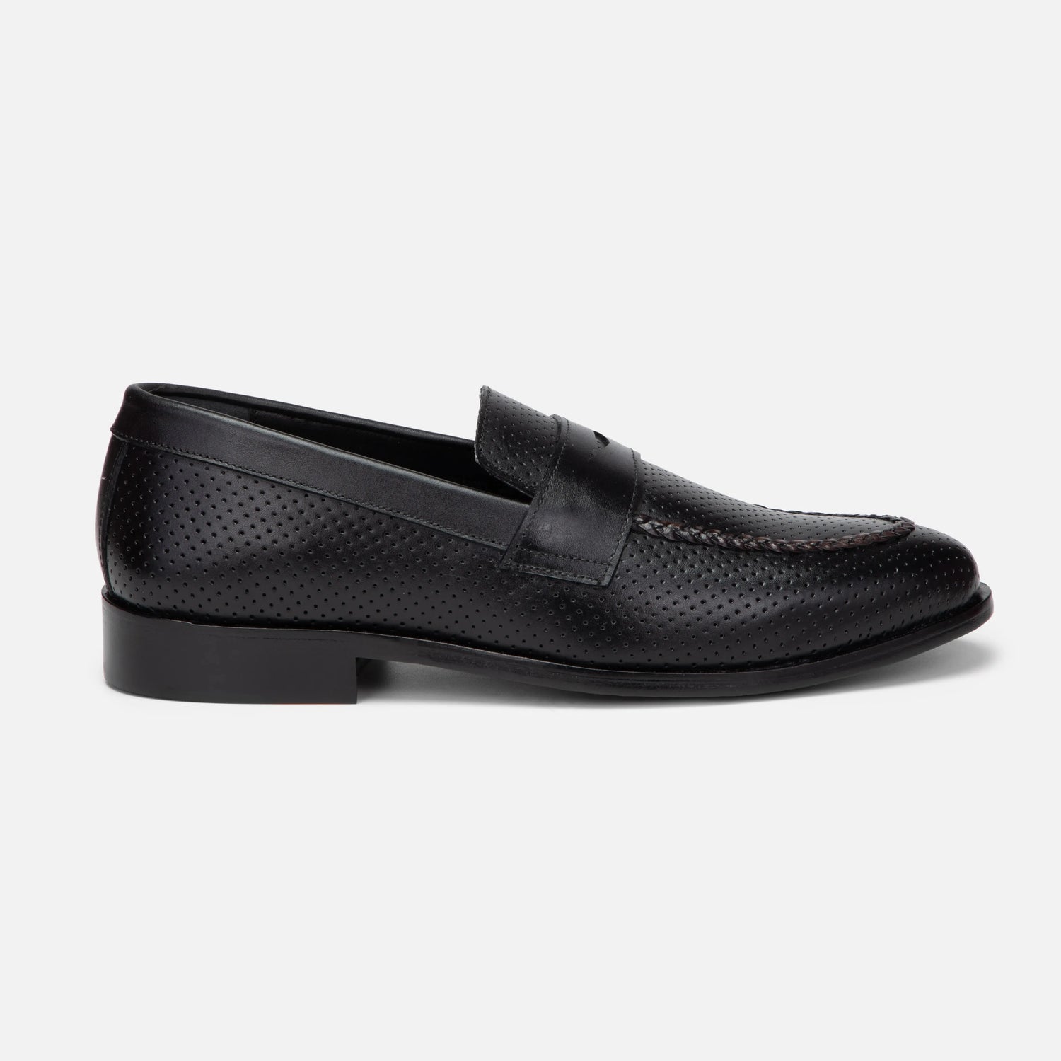 Vivaldi: Dotted Slip-On slip-on side view – VELVORY premium leather men's footwear