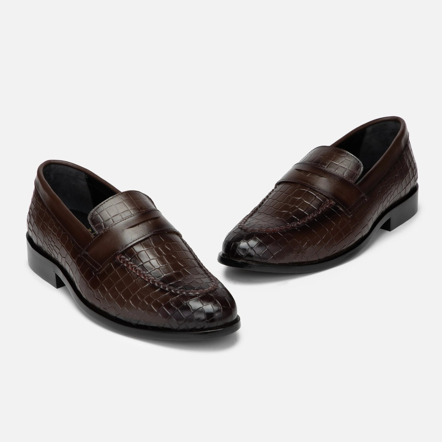 Virtuoso: Croco Slip-on slip-on detail view 8 – VELVORY men's footwear India