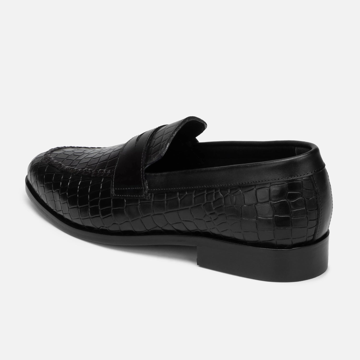 Virtuoso: Croco Slip-on slip-on rubber sole – VELVORY durable men's footwear India