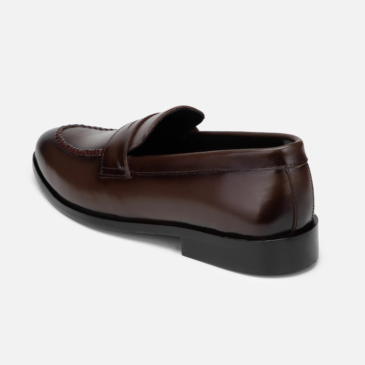 Fresco: Slip-on slip-on front view – VELVORY premium men's leather shoes India