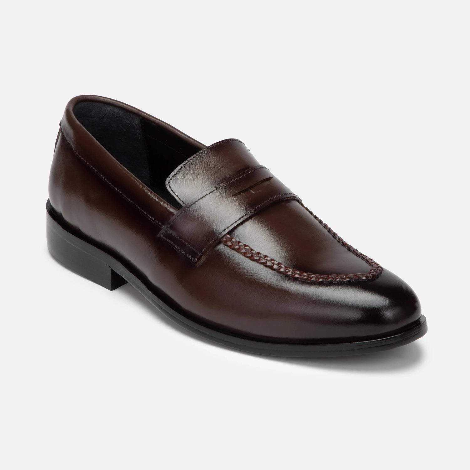 Fresco: Slip-on slip-on rear view – VELVORY leather men's slip-on boots India