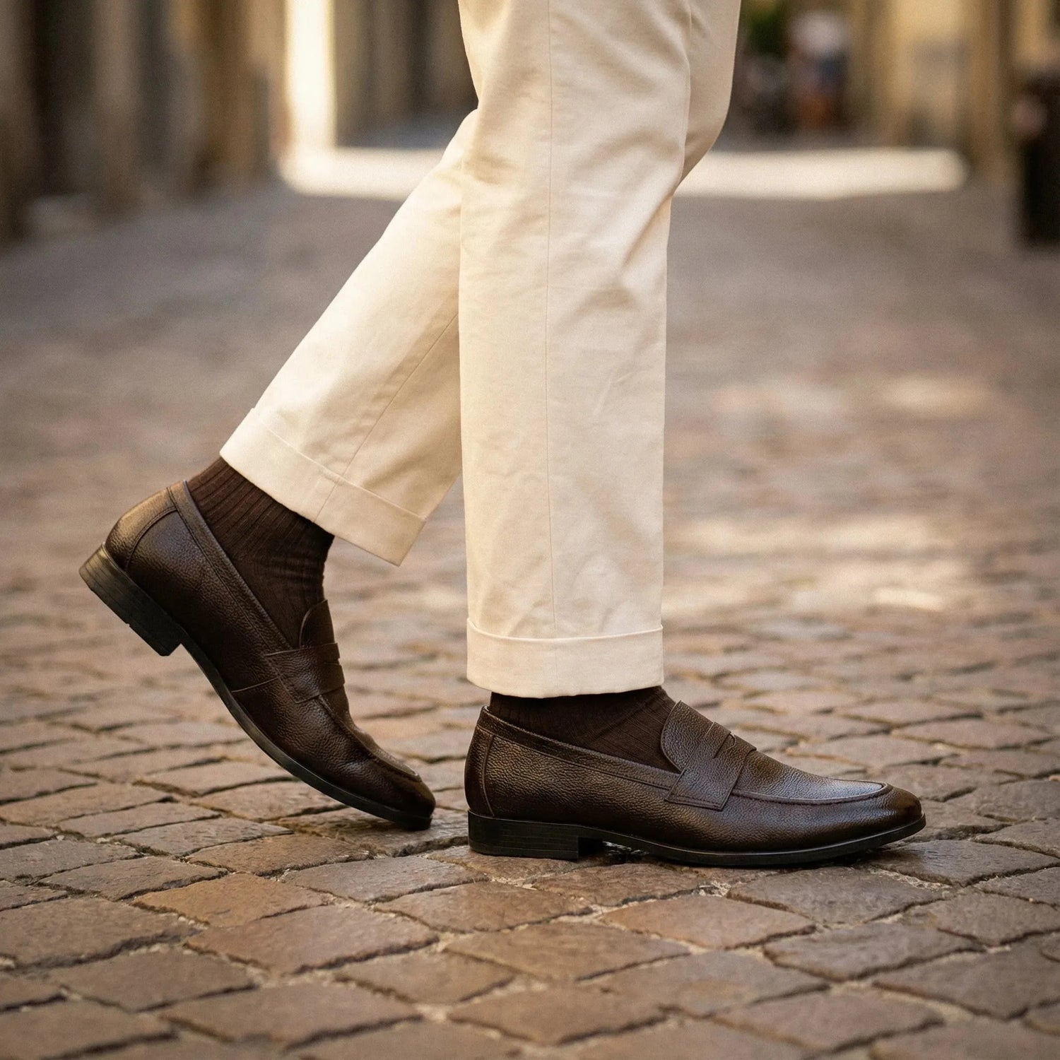 Viscount: Penny Slip On slip-on rubber sole – VELVORY durable men's footwear India