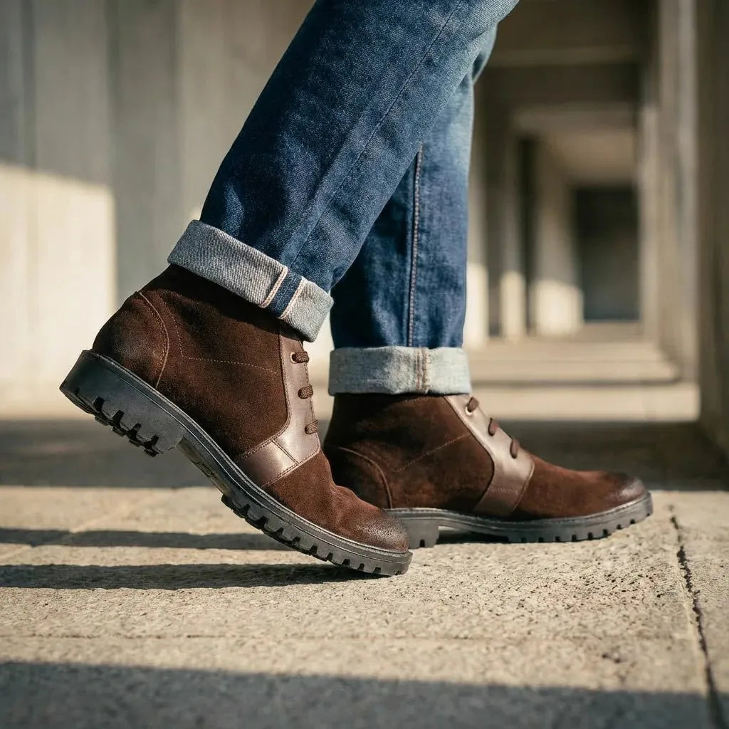Cabot: Chukka Boot boot rubber sole – VELVORY durable men's footwear India