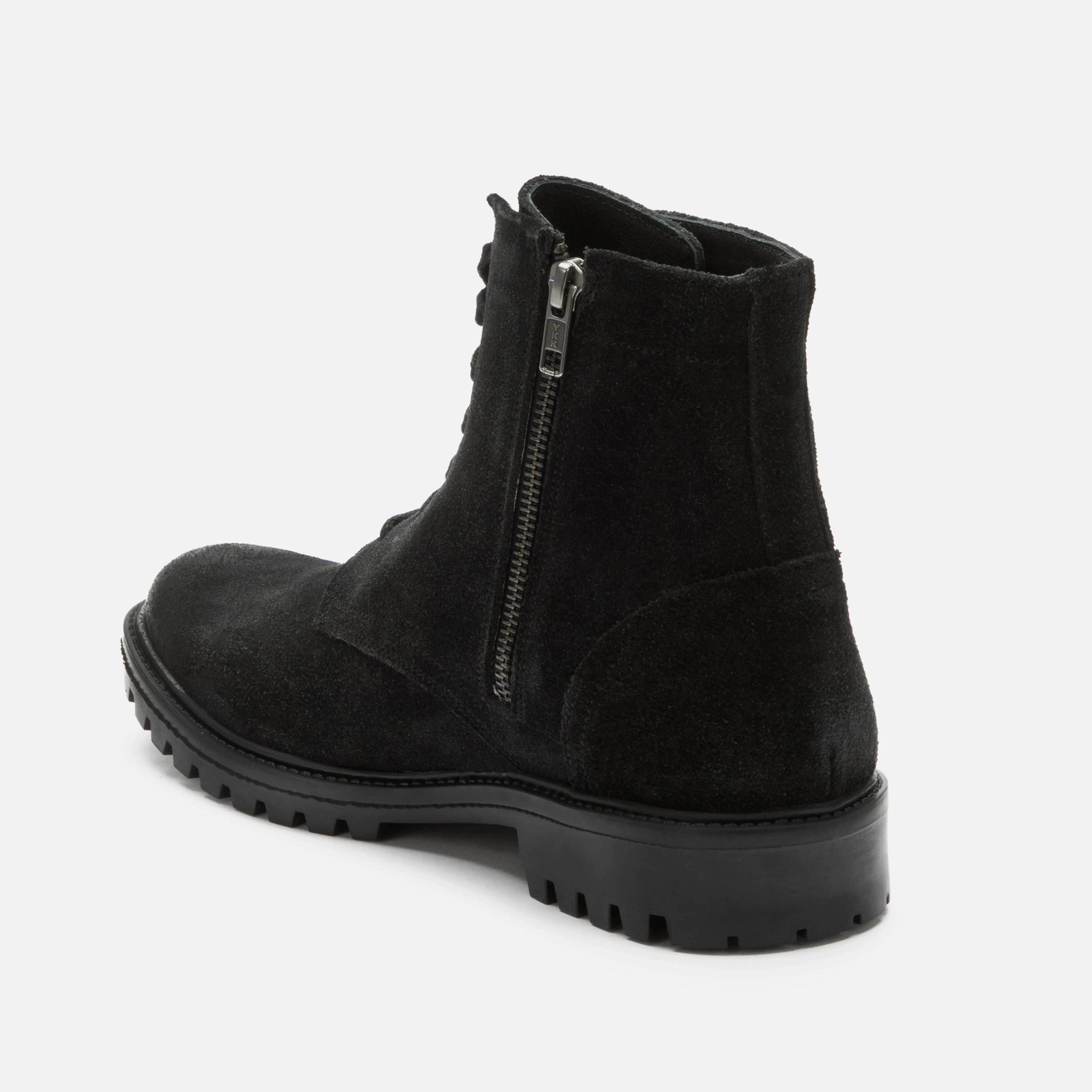 Shackleton: Zip Boot boot front view – VELVORY premium men's leather shoes India