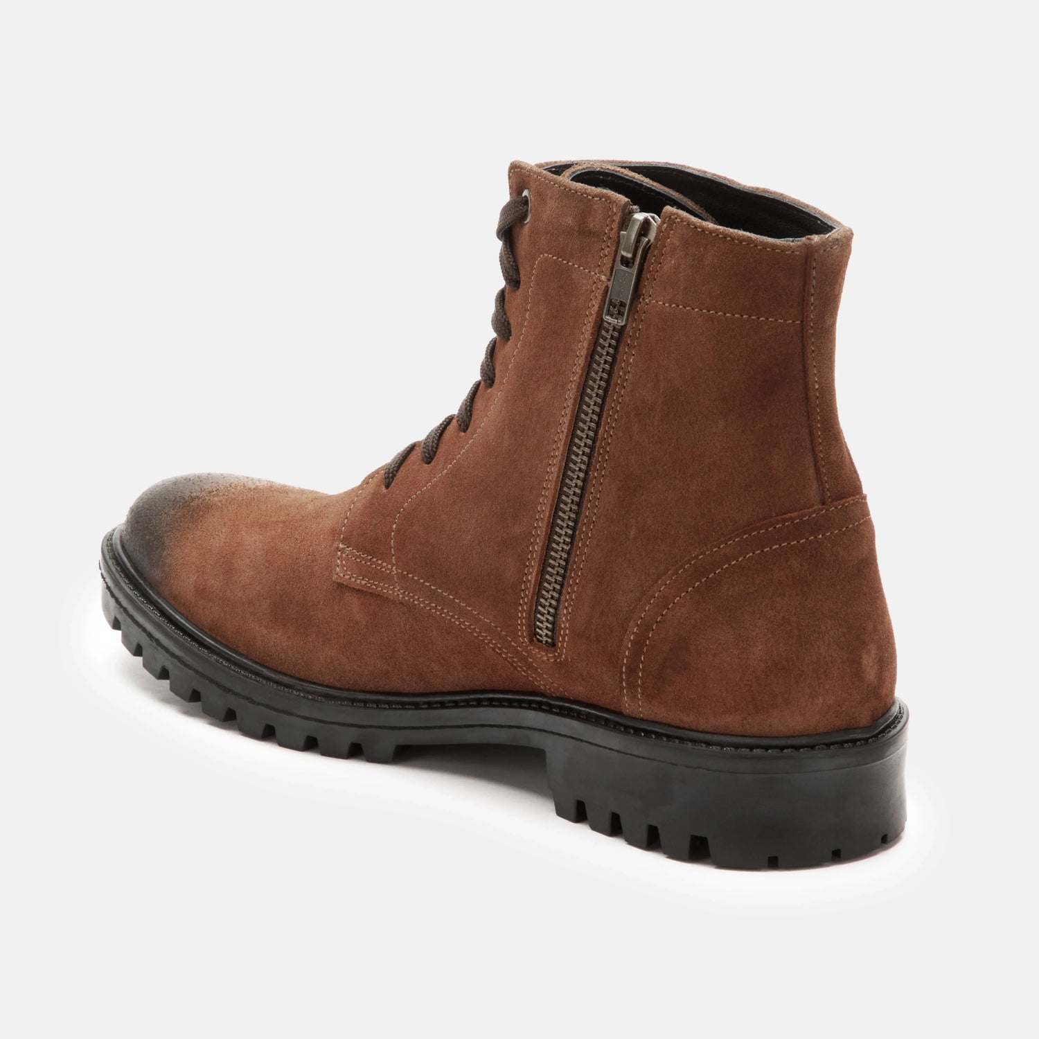Shackleton: Zip Boot boot rear view – VELVORY leather men's boot boots India